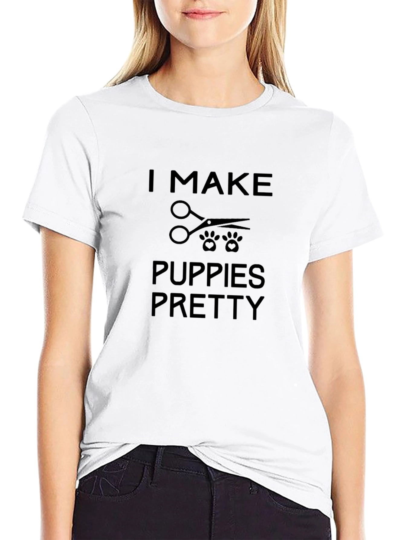 Puppy Groomer T-Shirt - I Make Puppies Pretty