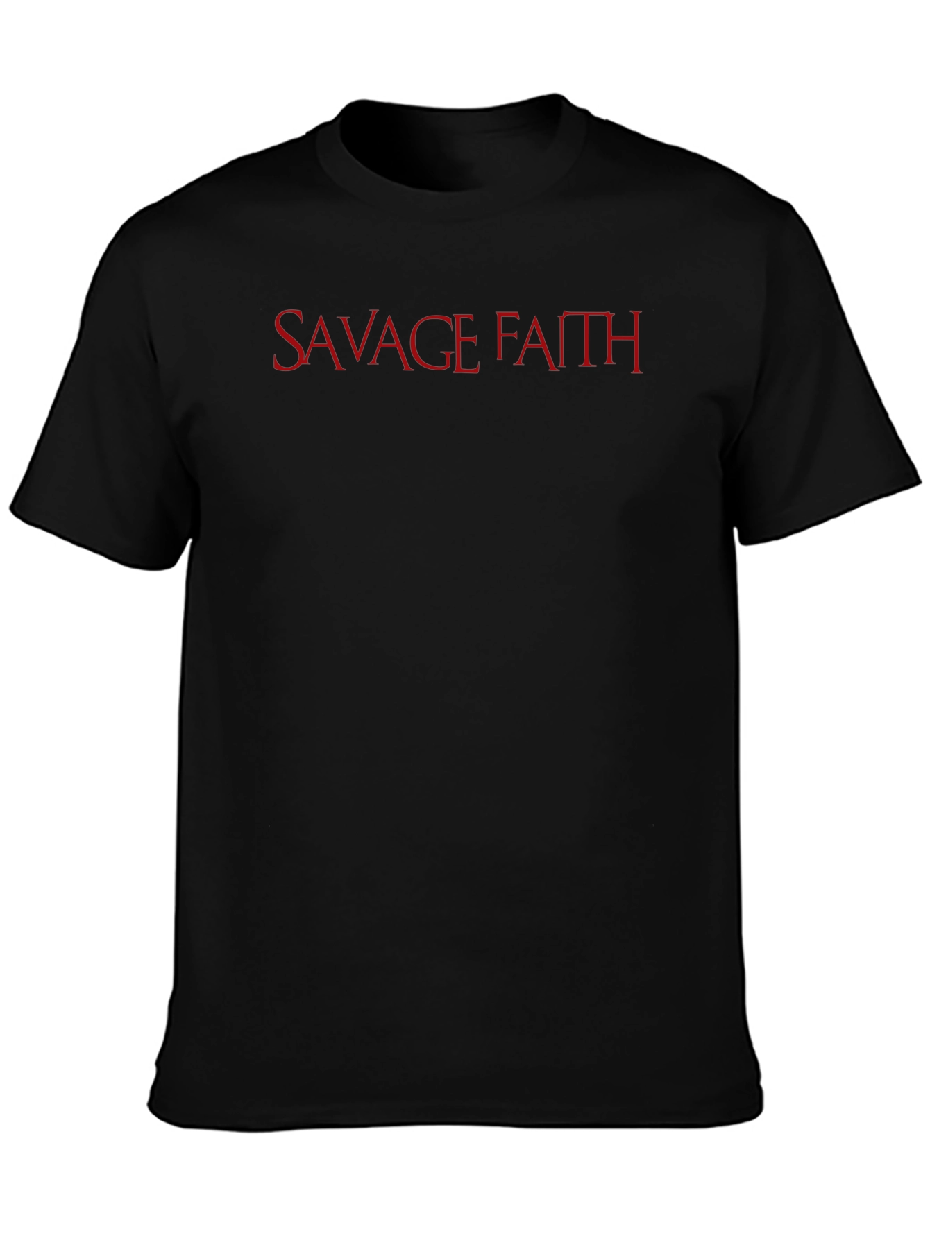 Savage Faith Graphic Tee - Red Letter Print