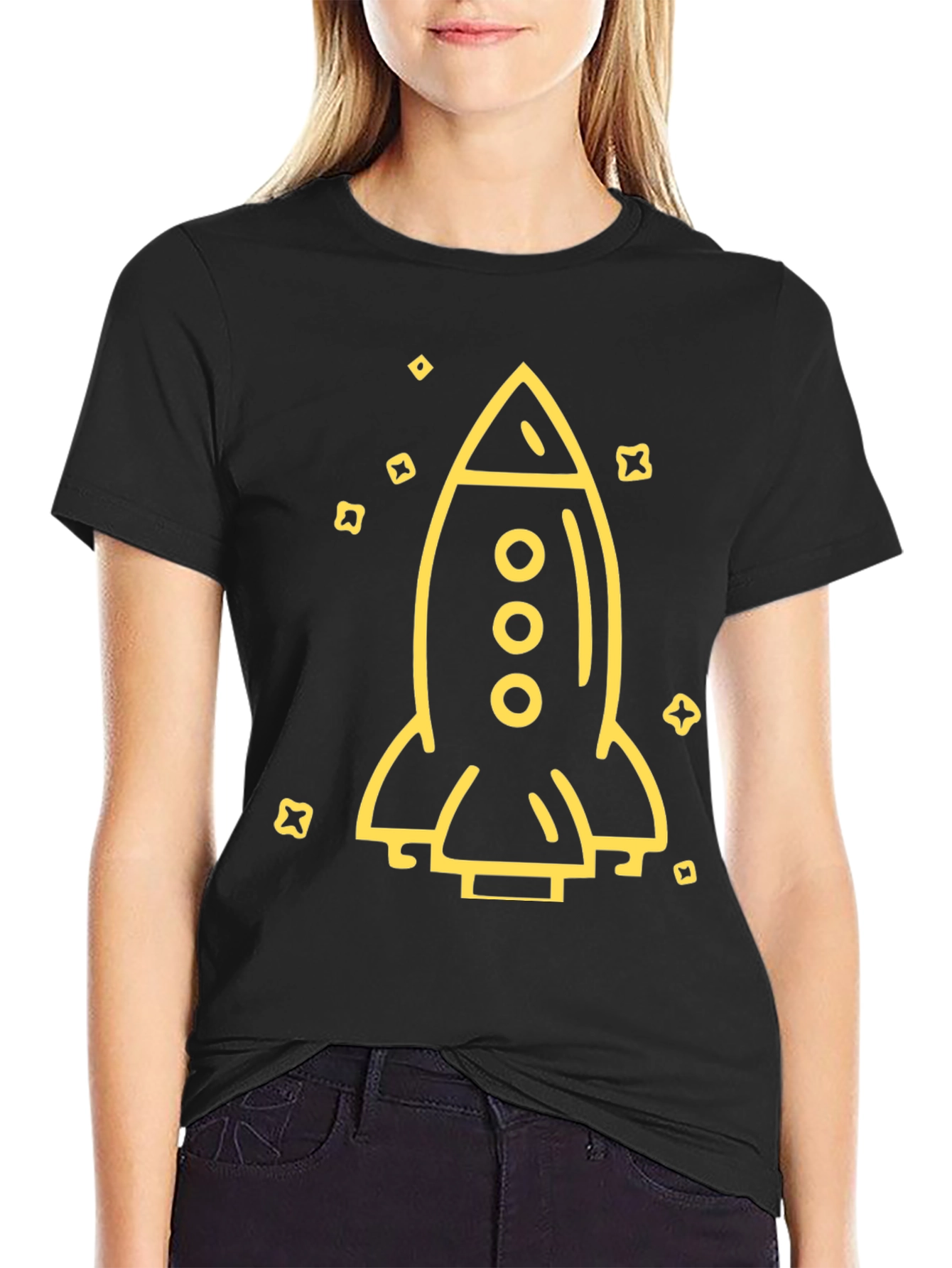 Rocket Graphic T-Shirt - Space Exploration