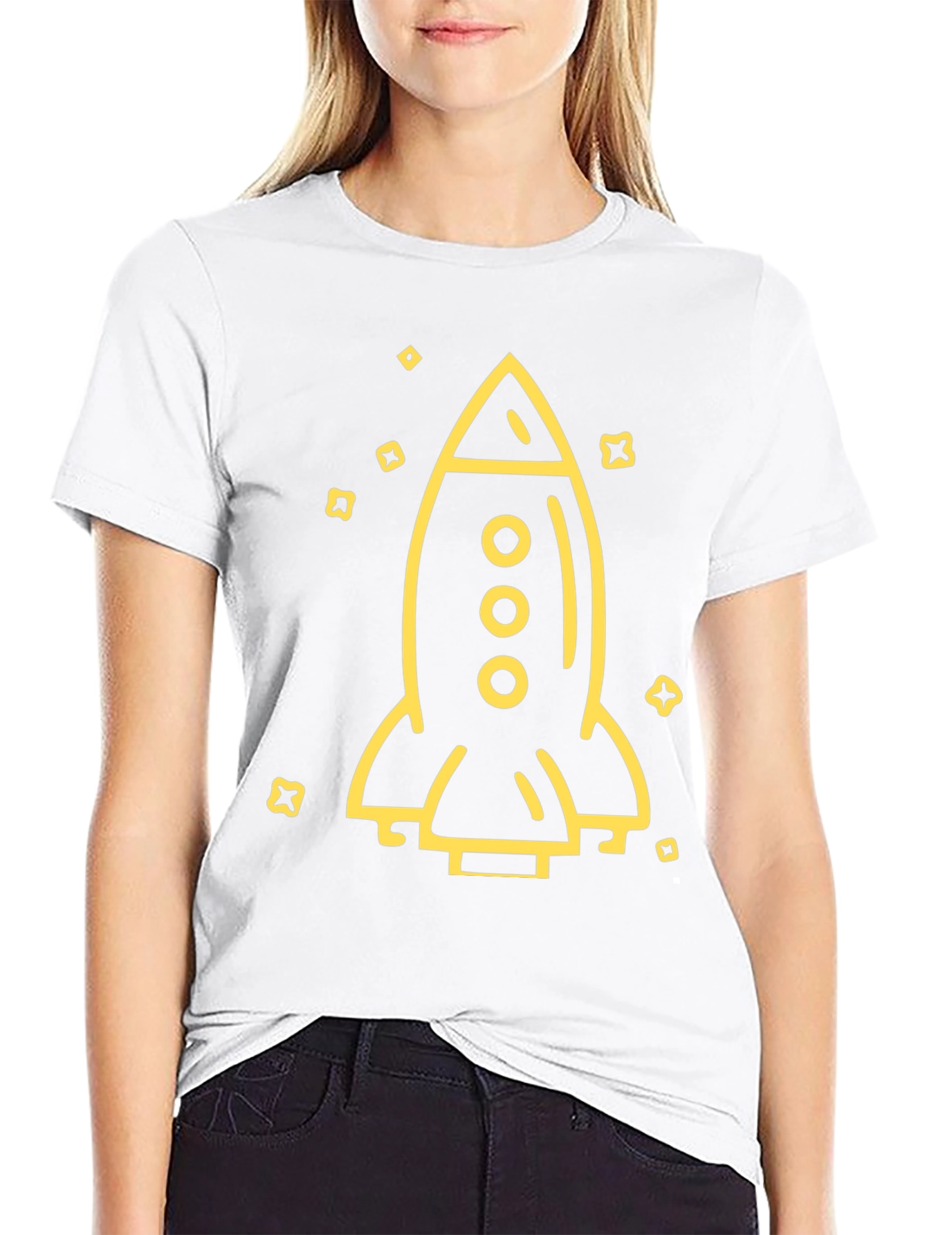 Rocket Graphic T-Shirt - Space Exploration