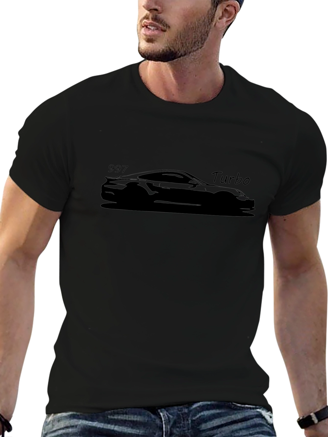 997 Turbo Silhouette T-Shirt - Sleek Auto Design