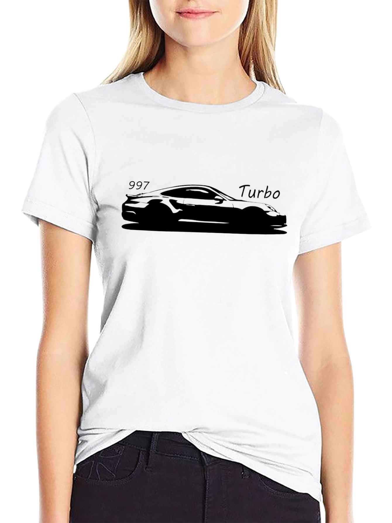 997 Turbo Silhouette T-Shirt - Sleek Auto Design