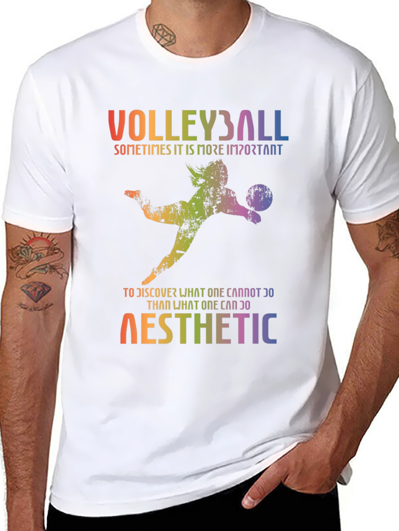 Volleyball Aesthetic Graphic T-Shirt