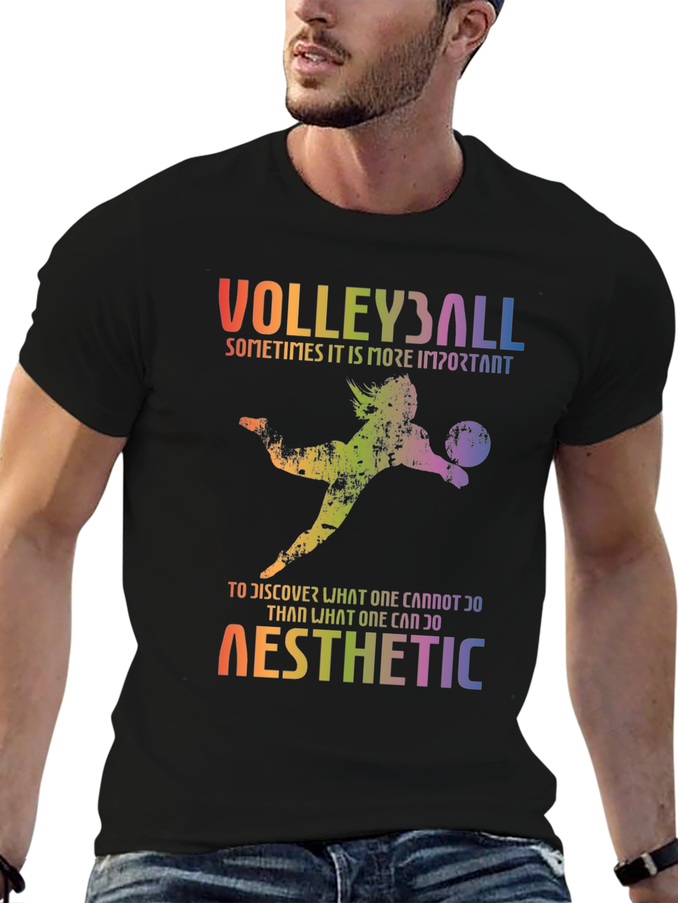 Volleyball Aesthetic Graphic T-Shirt