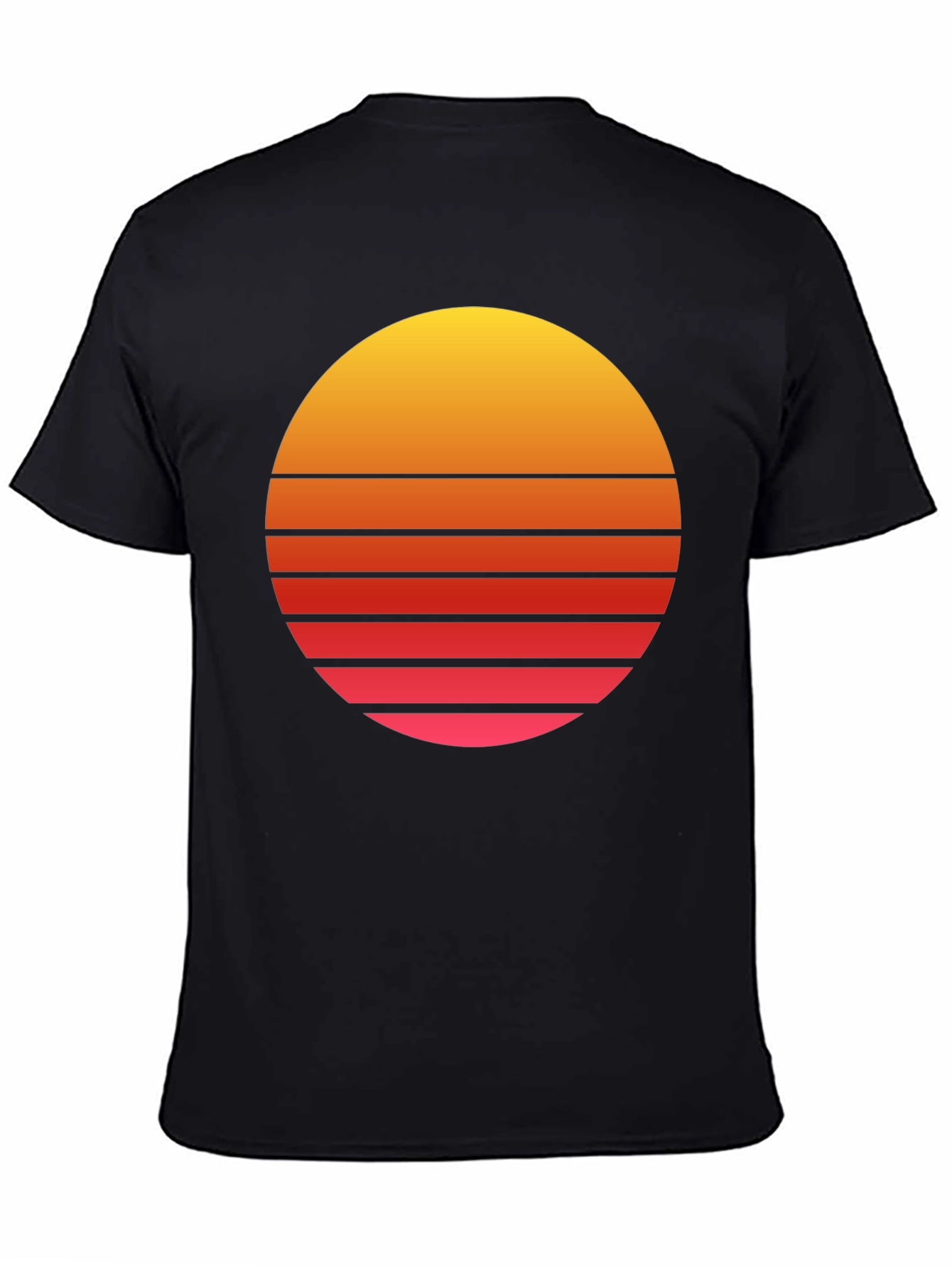 Retro Sunset Graphic Tee - Soft Cotton Blend