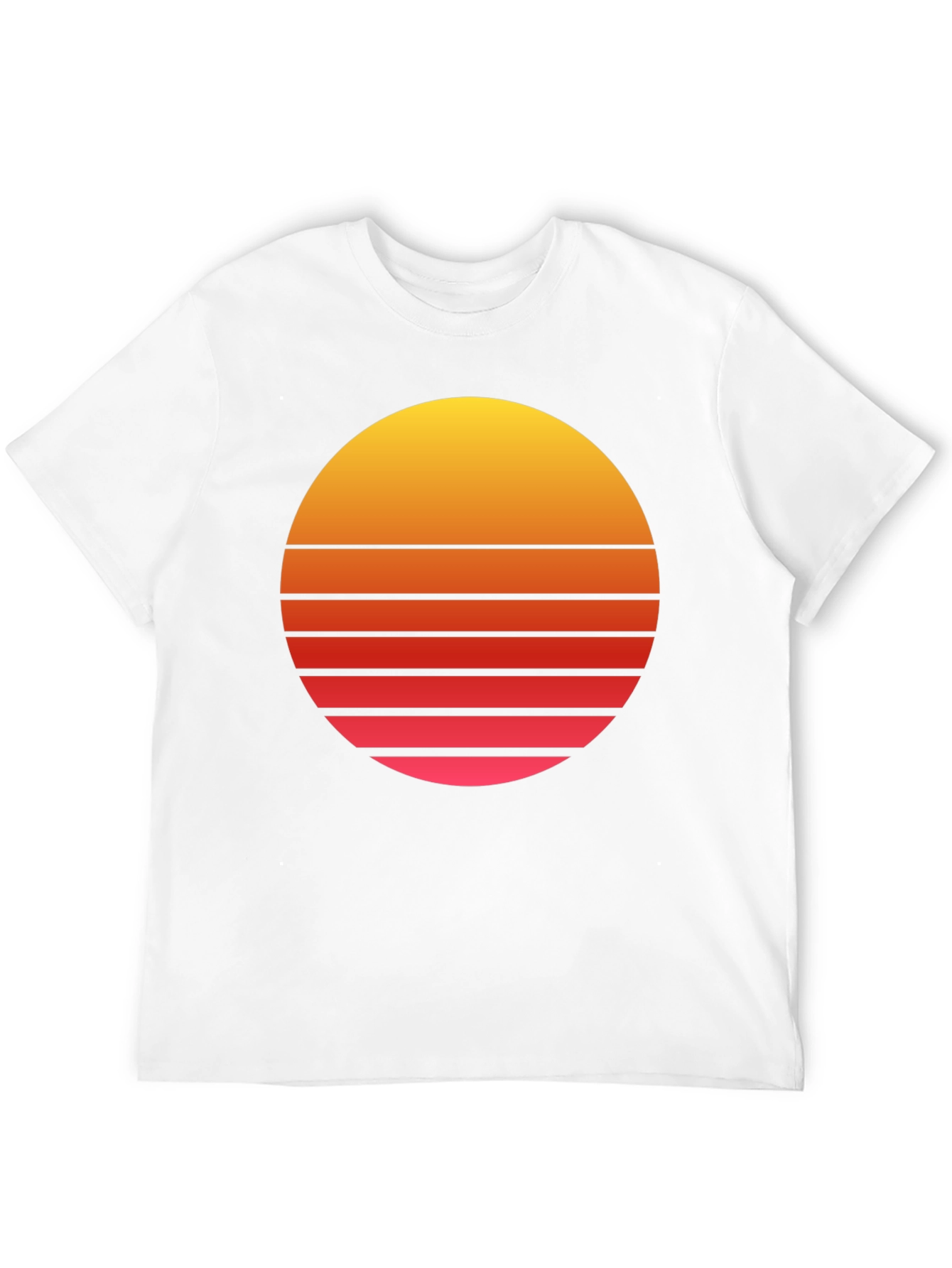 Retro Sunset Graphic Tee - Soft Cotton Blend