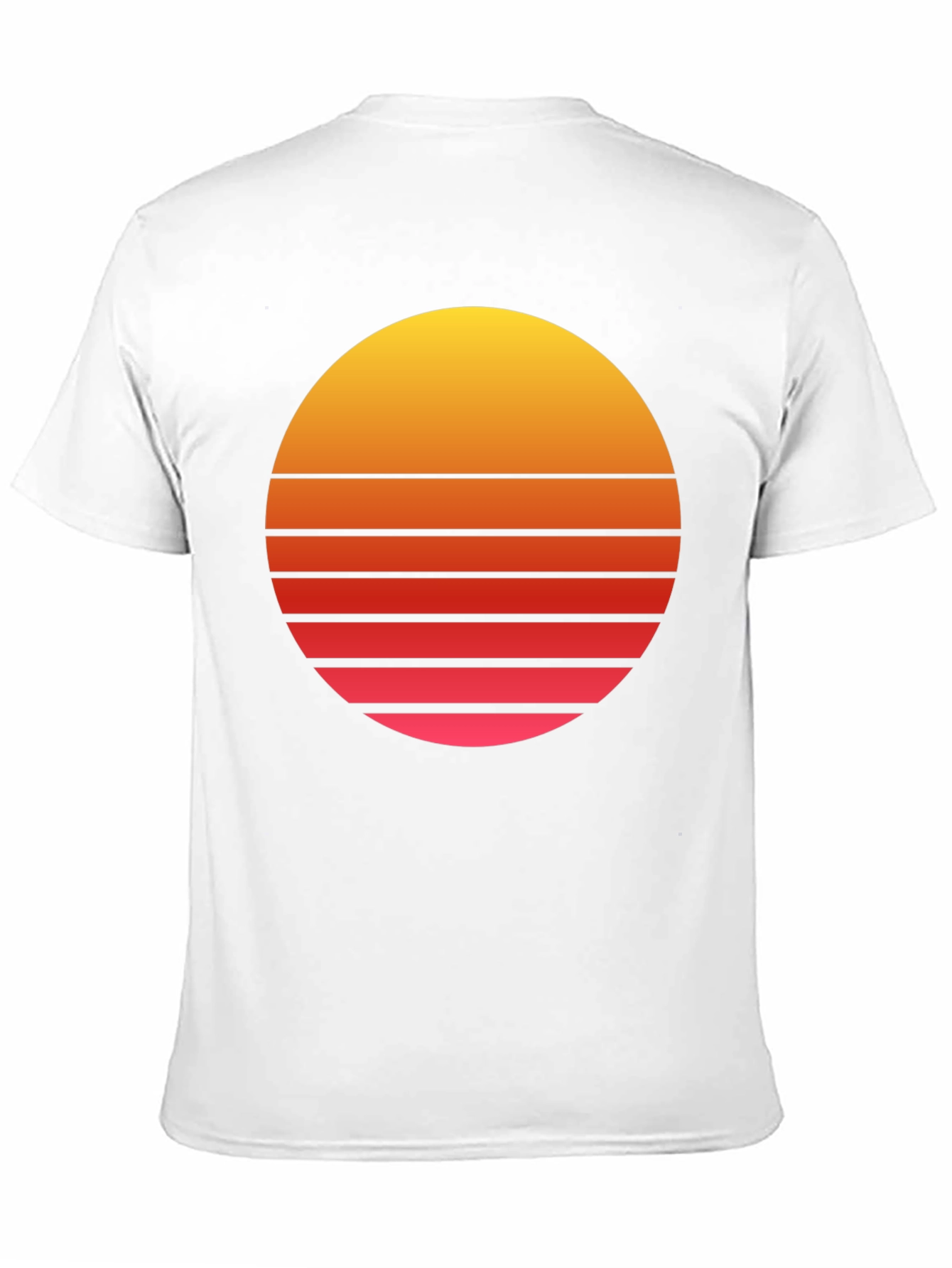 Retro Sunset Graphic Tee - Soft Cotton Blend