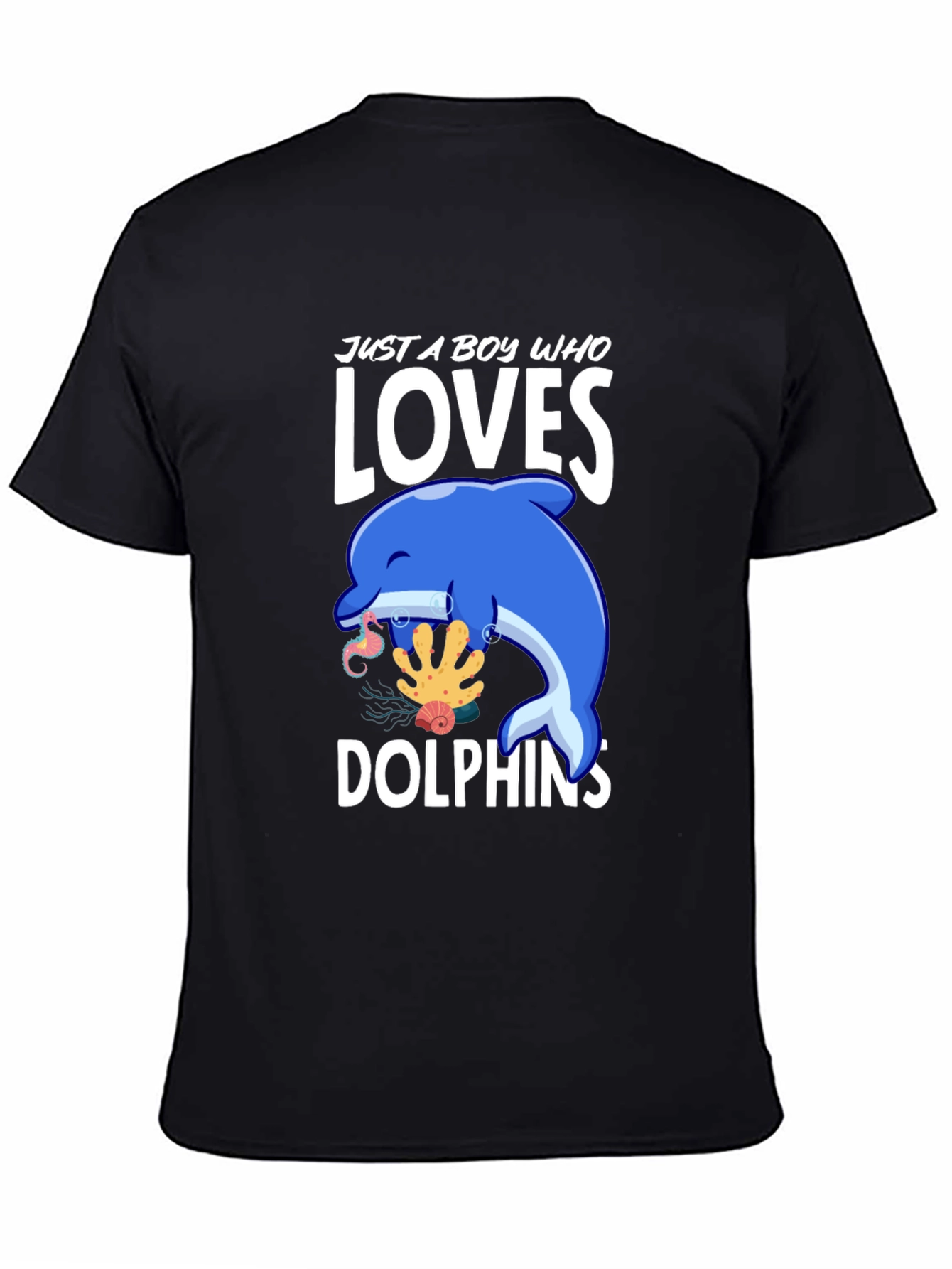 Boy Who Loves Dolphins T-Shirt