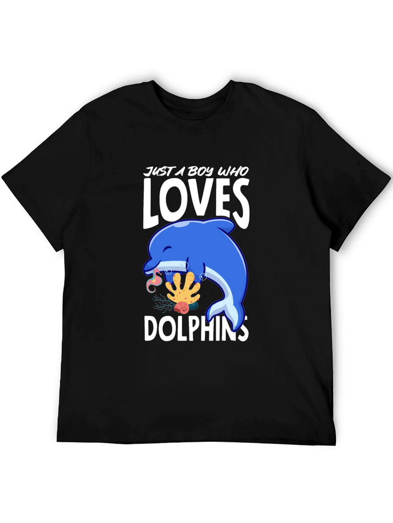 Boy Who Loves Dolphins T-Shirt