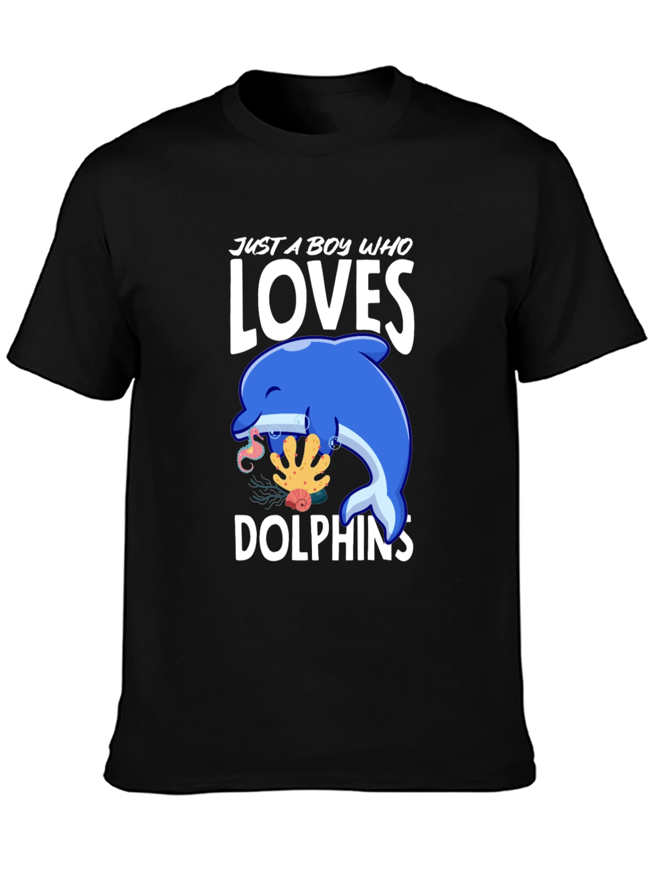 Boy Who Loves Dolphins T-Shirt
