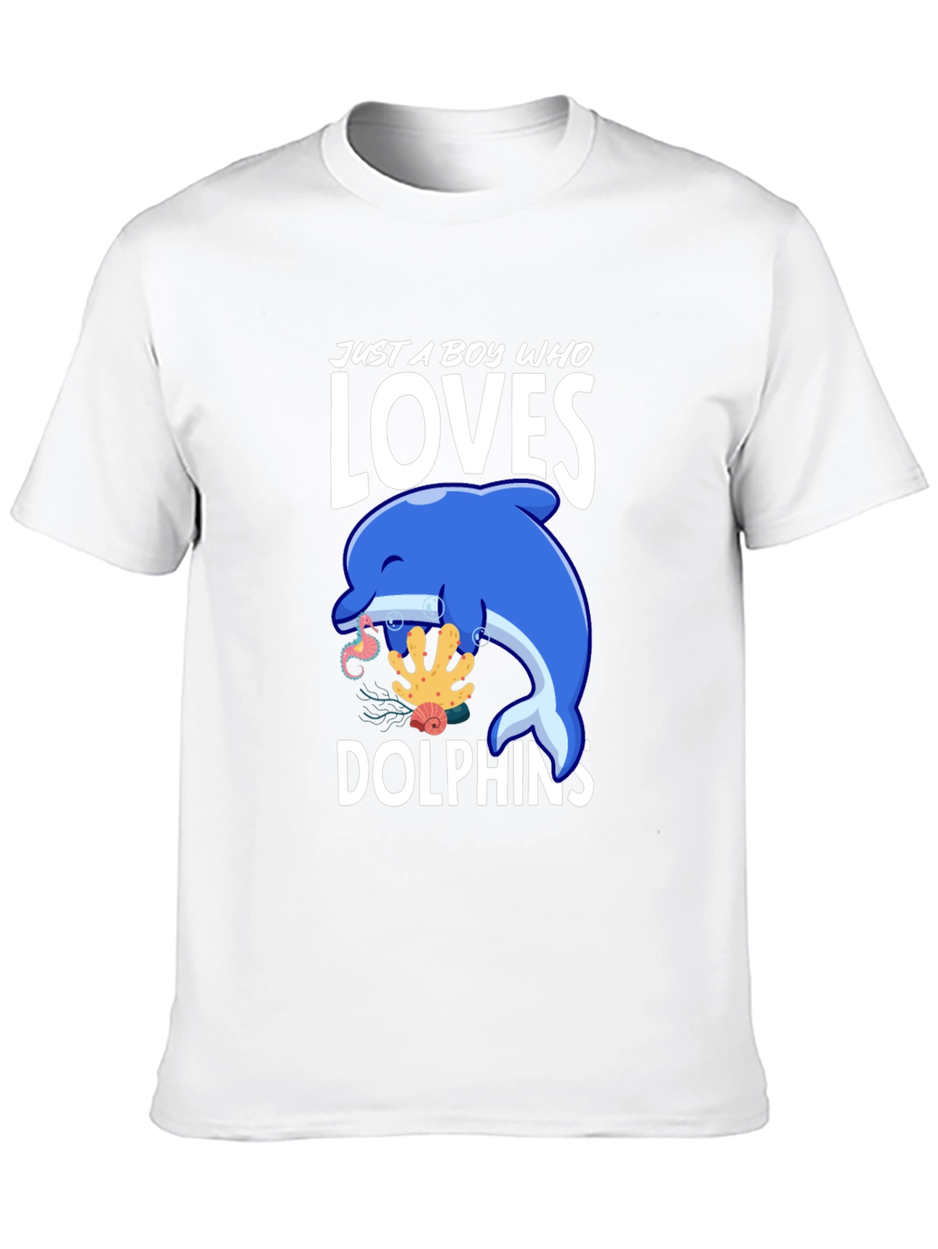 Boy Who Loves Dolphins T-Shirt