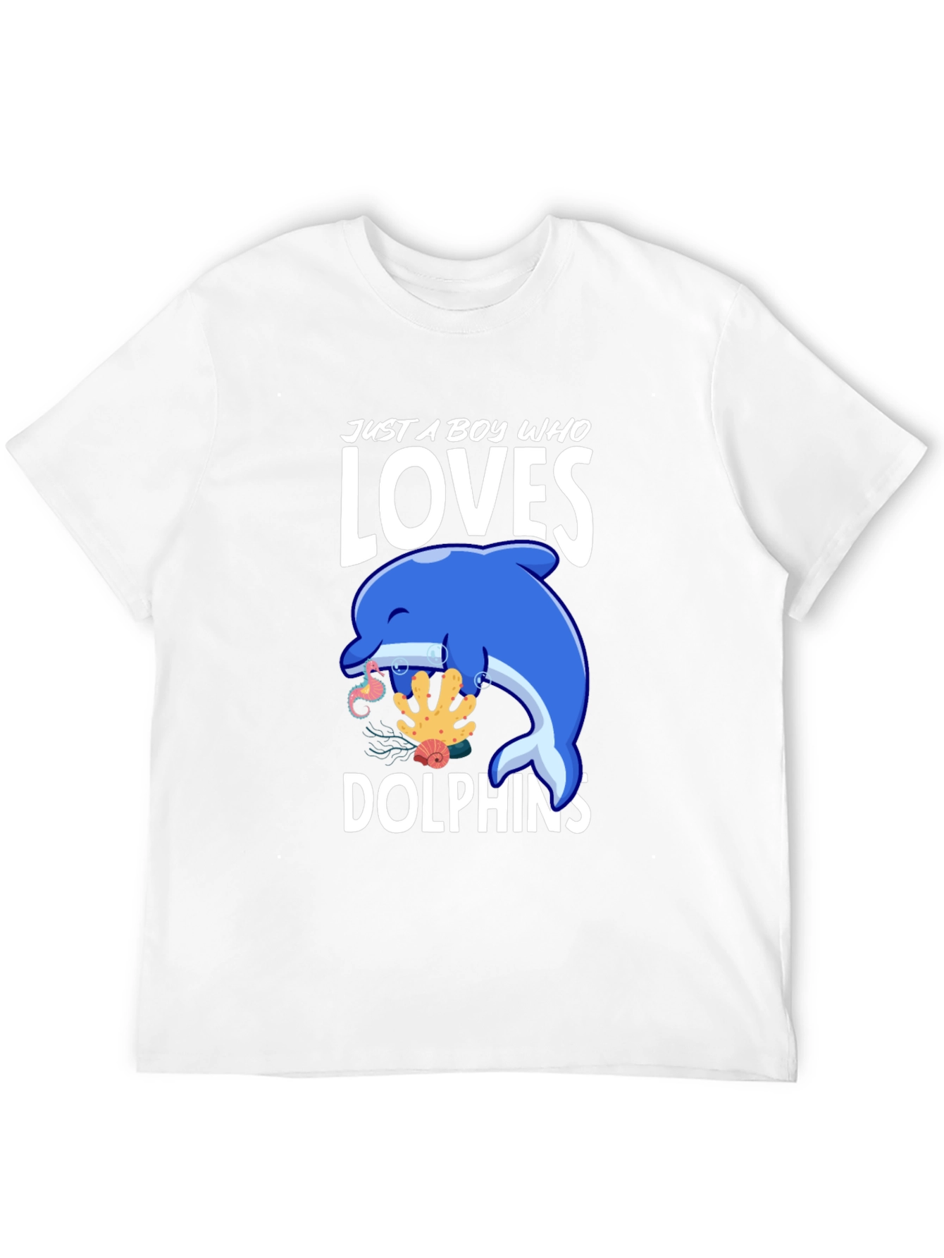 Boy Who Loves Dolphins T-Shirt