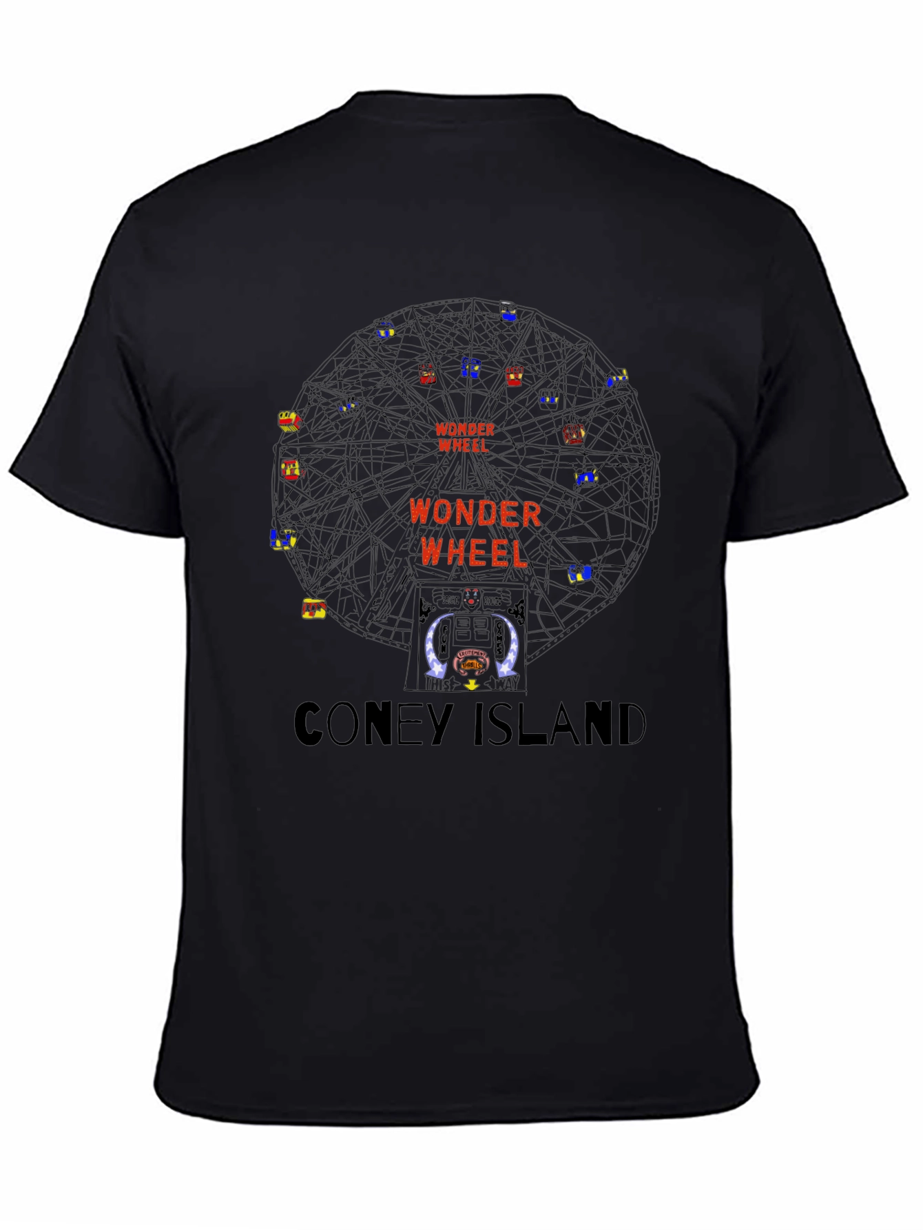 Wonder Wheel Coney Island T-Shirt - Retro Graphic Tee