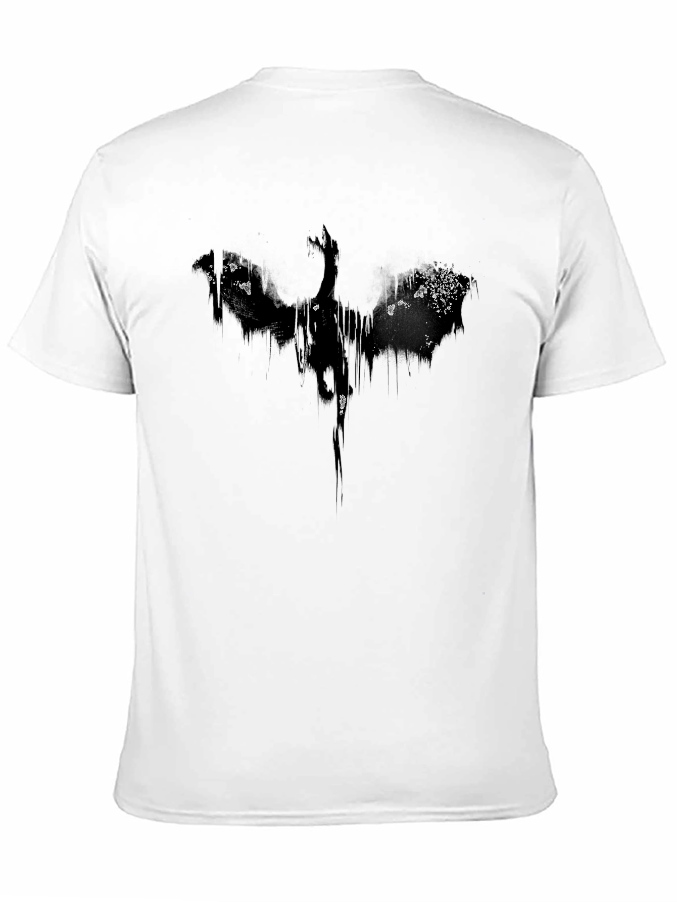 Abstract Dragon Black Graphic Tee