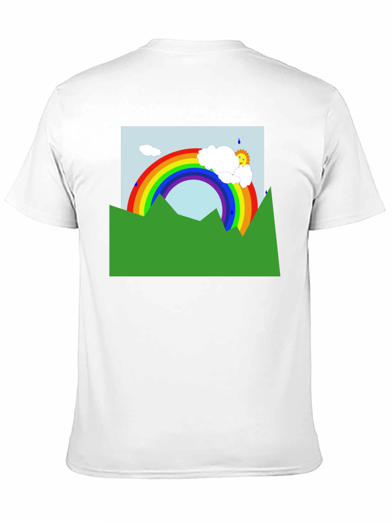 Rainbow Graphic Black T-Shirt