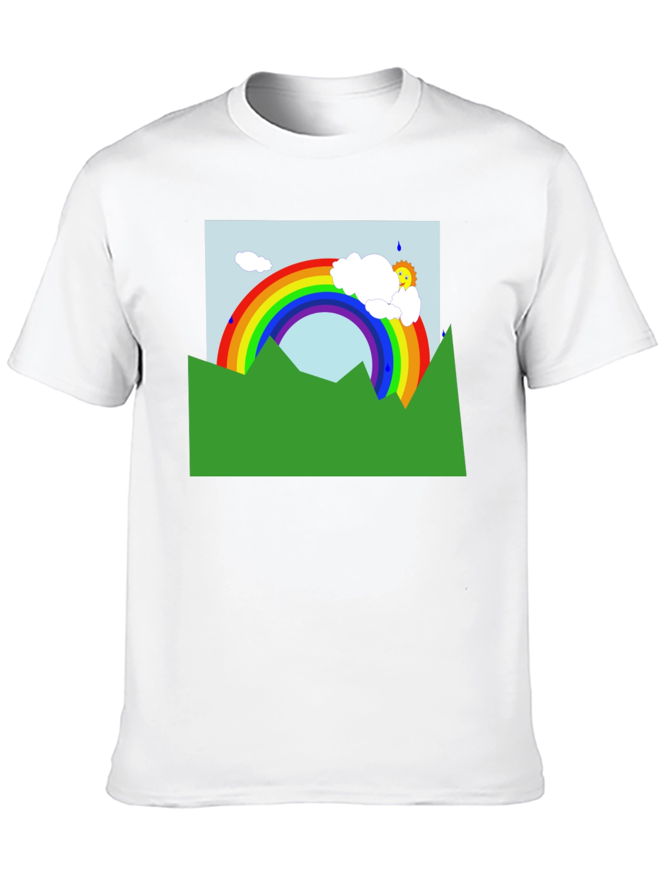 Rainbow Graphic Black T-Shirt