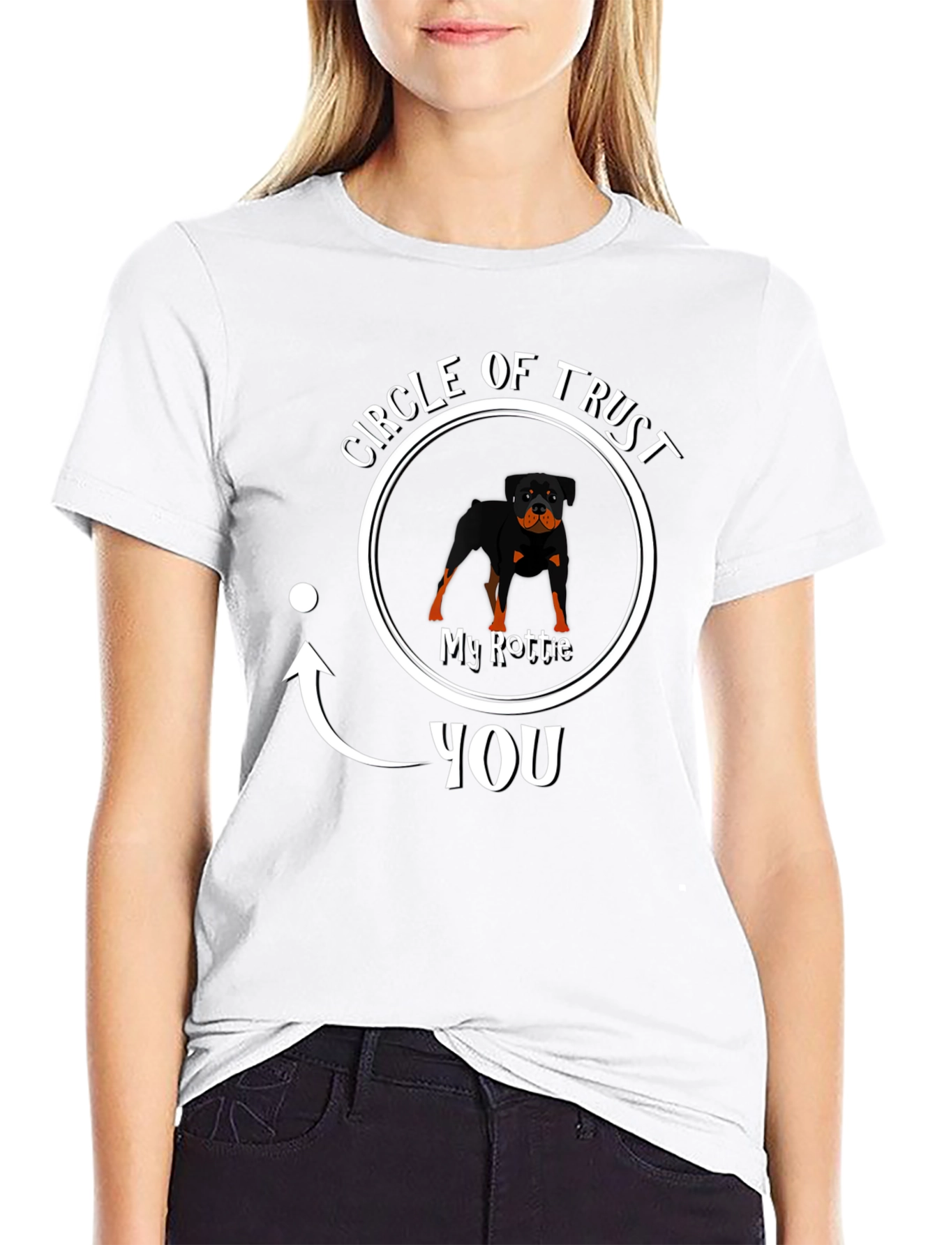Rottie Circle of Trust Graphic Tee