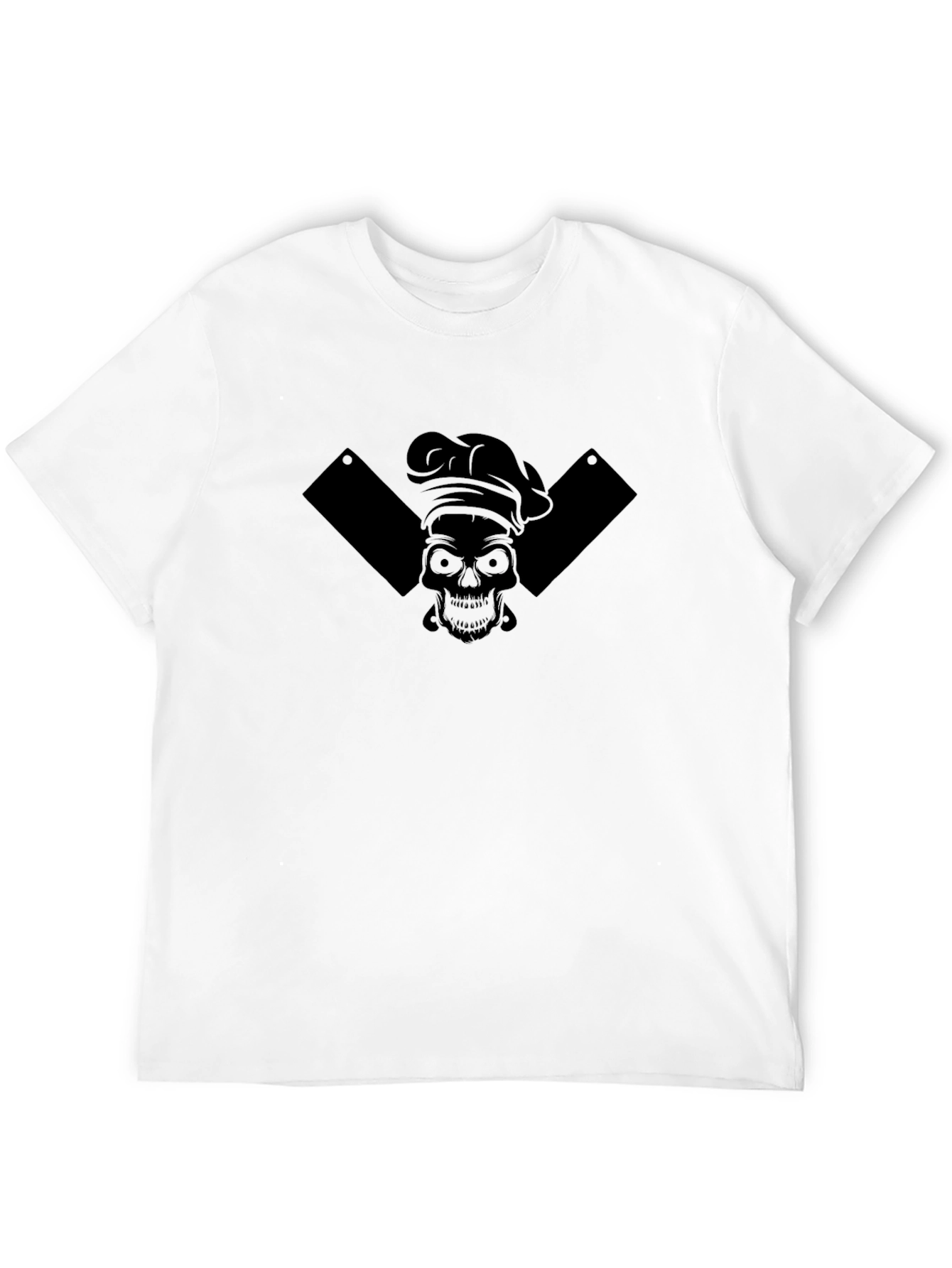 Skull Chef Black T-Shirt - Culinary Reaper