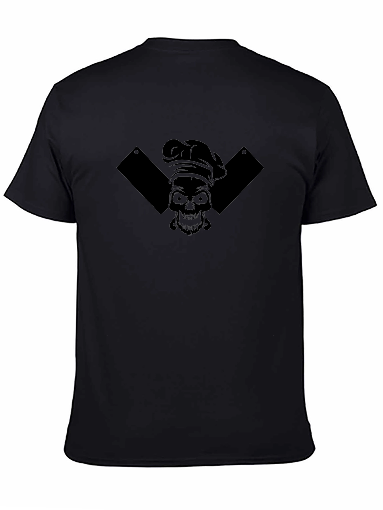 Skull Chef Black T-Shirt - Culinary Reaper