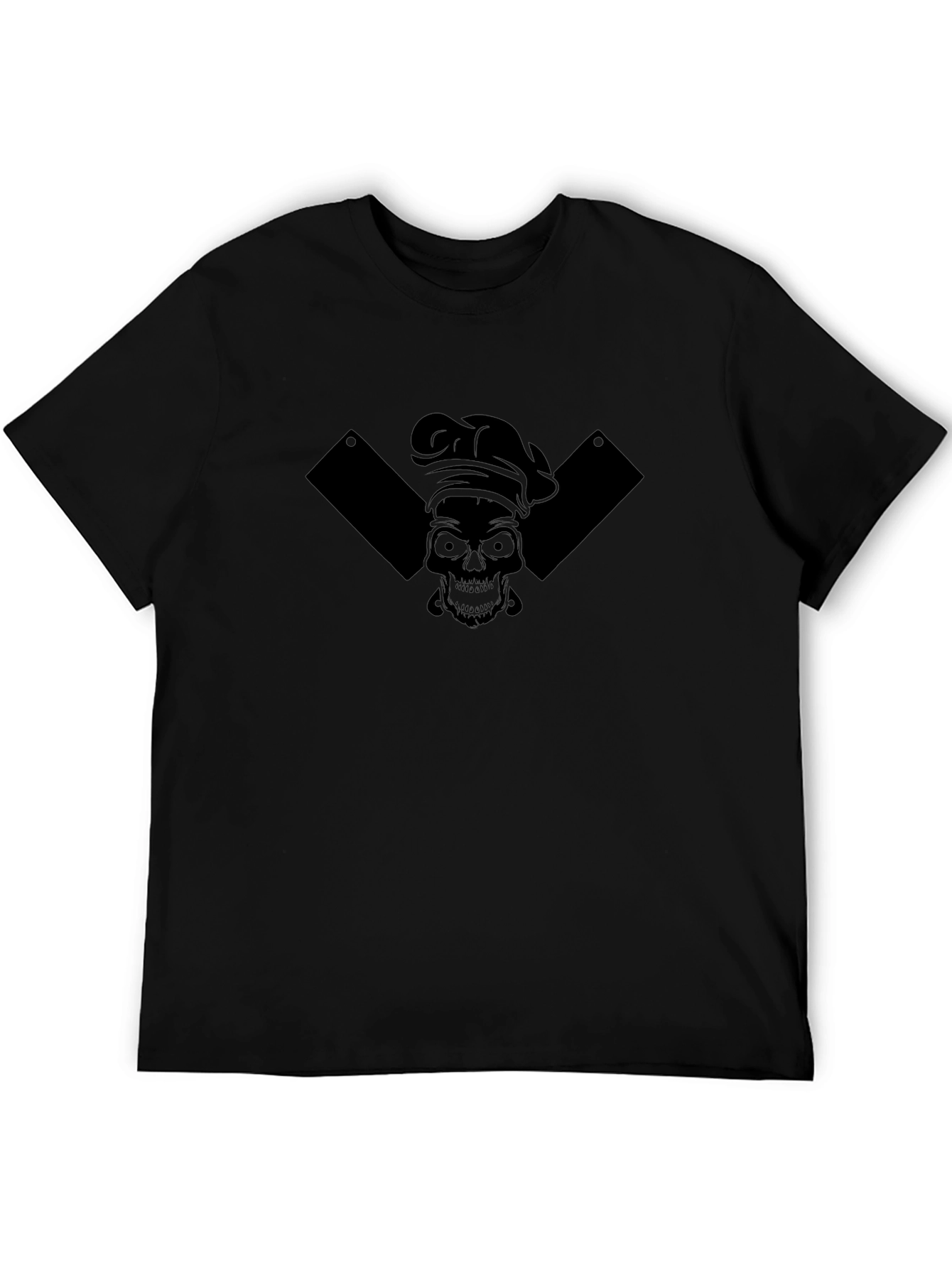 Skull Chef Black T-Shirt - Culinary Reaper