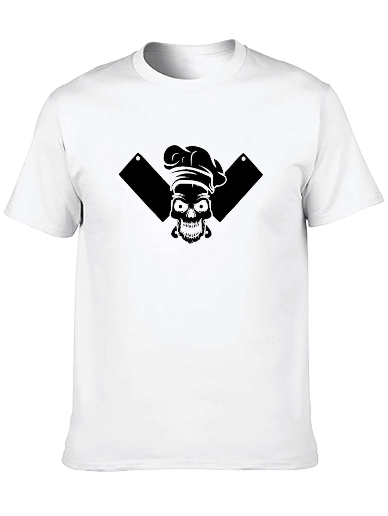 Skull Chef Black T-Shirt - Culinary Reaper