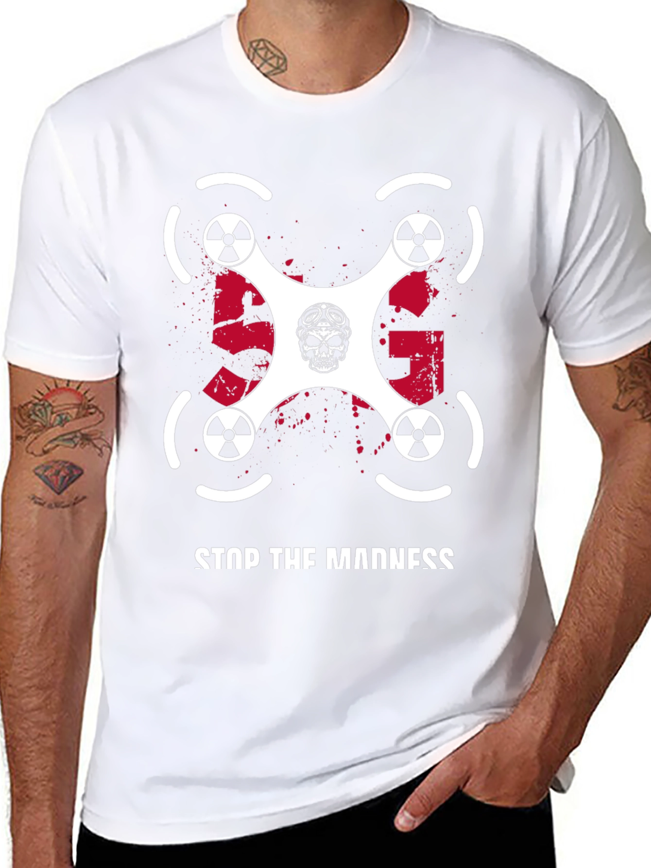 Stop The Madness Drone T-Shirt
