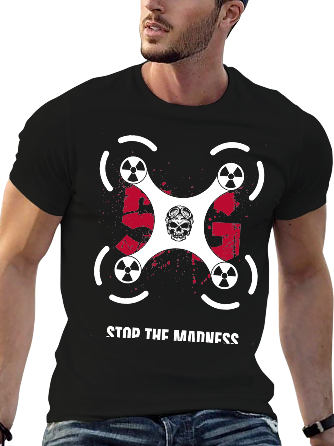 Stop The Madness Drone T-Shirt