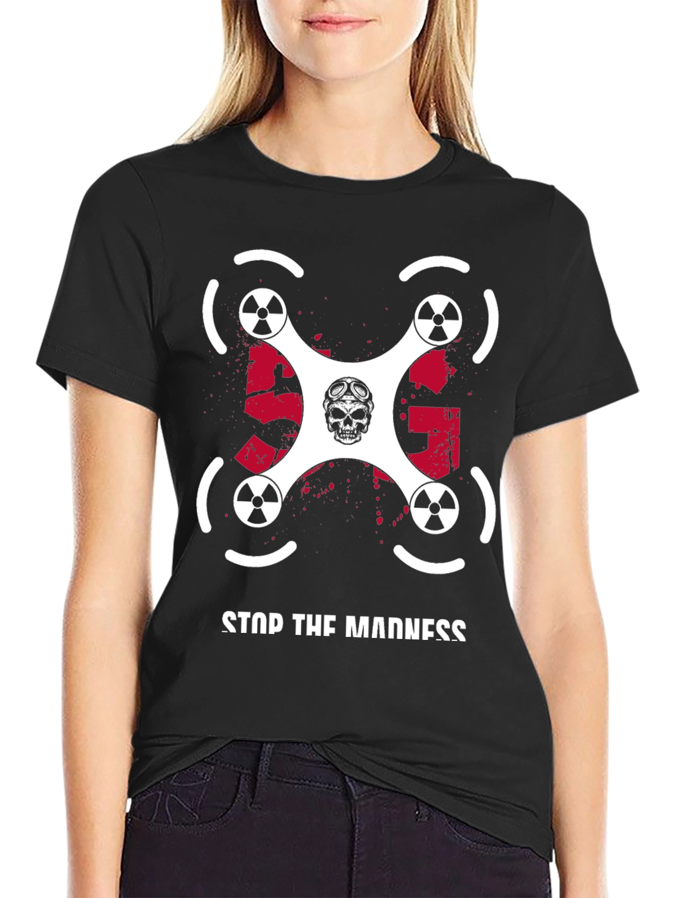 Stop The Madness Drone T-Shirt