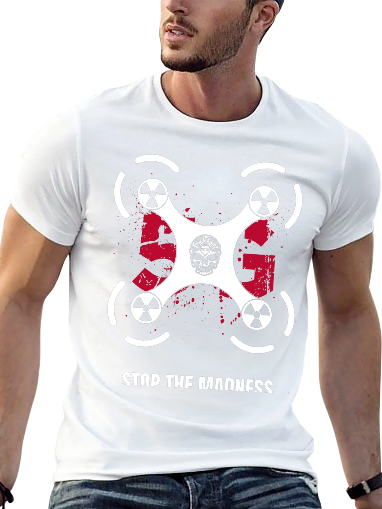 Stop The Madness Drone T-Shirt