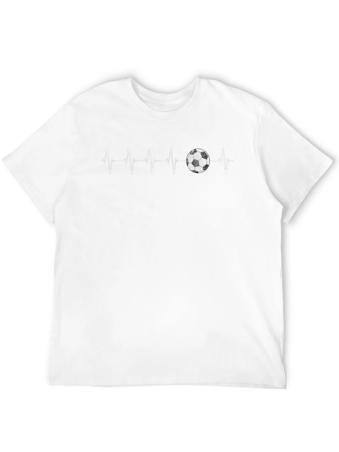 Soccer Heartbeat T-Shirt - Passionate Fan Tee