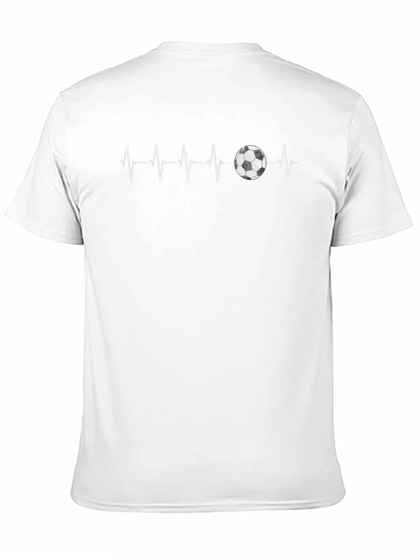 Soccer Heartbeat T-Shirt - Passionate Fan Tee