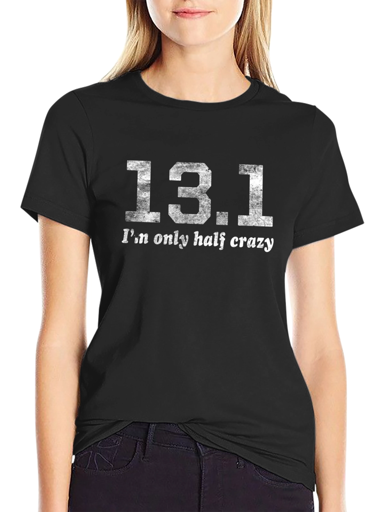 13.1 Half Crazy Marathon Run T-Shirt