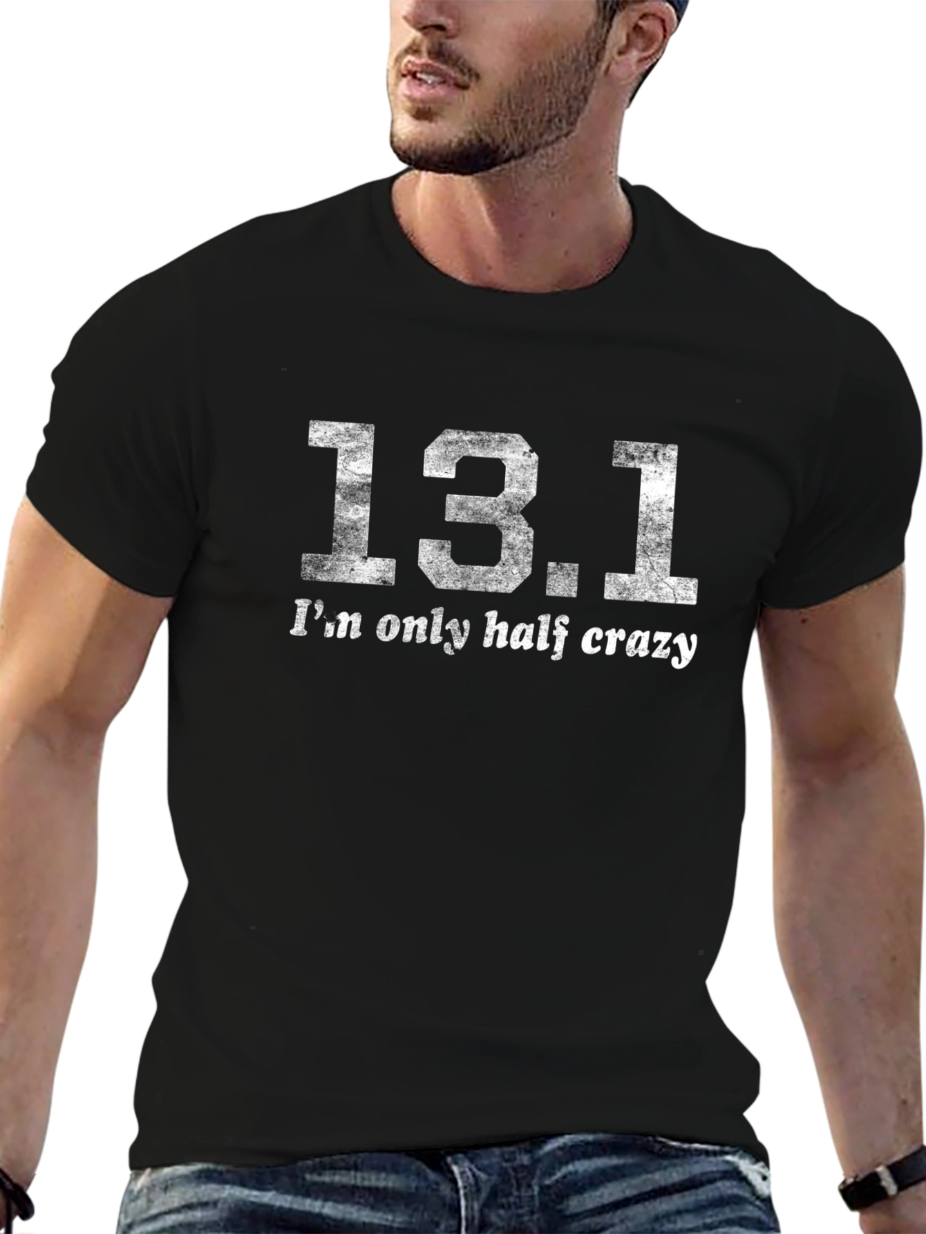 13.1 Half Crazy Marathon Run T-Shirt