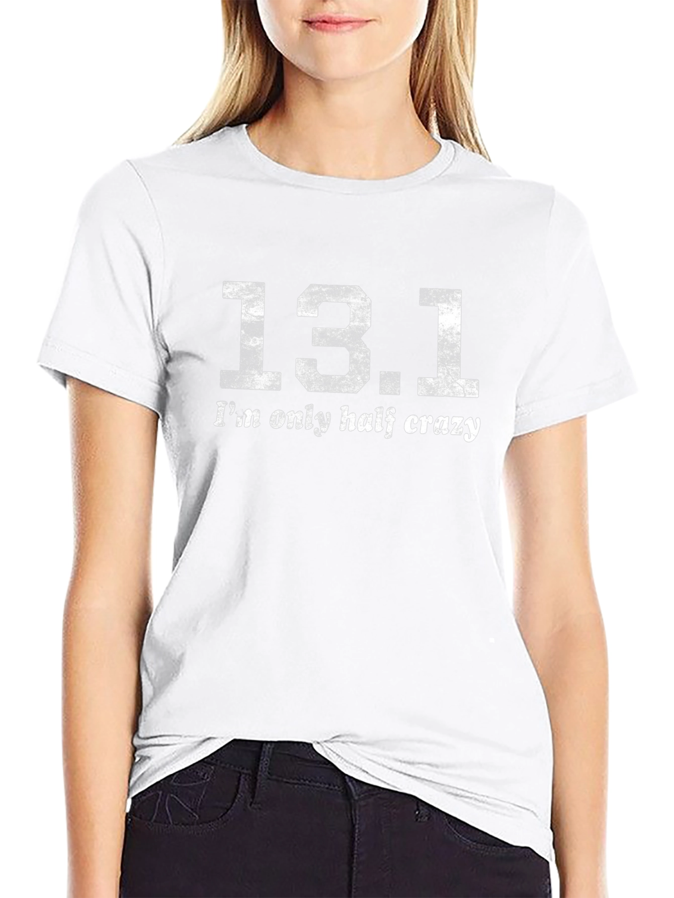 13.1 Half Crazy Marathon Run T-Shirt