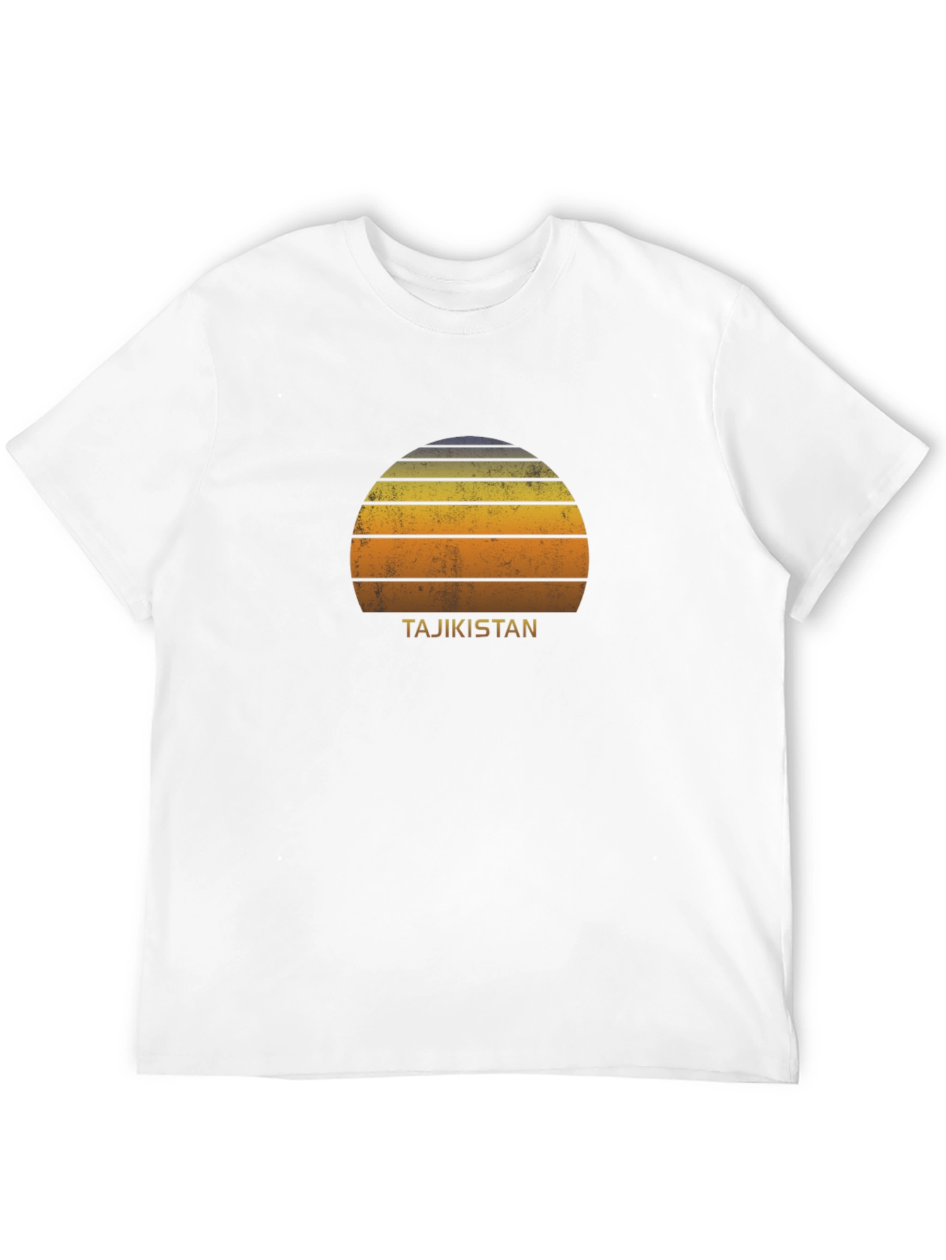 Tajikistan Retro Sunset T-Shirt
