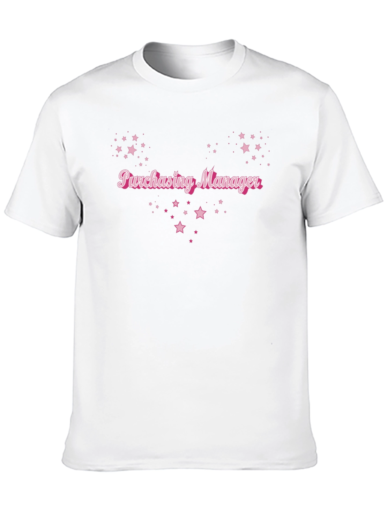 Purchasing Manager Star Tee - Black Cotton Blend