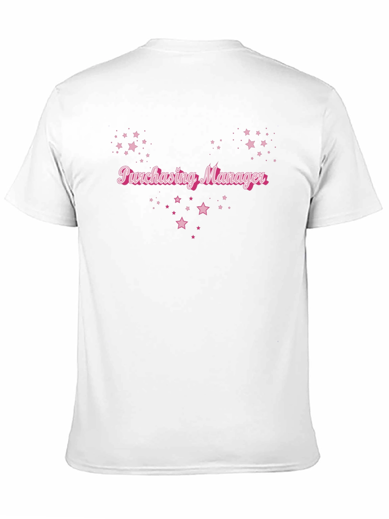 Purchasing Manager Star Tee - Black Cotton Blend