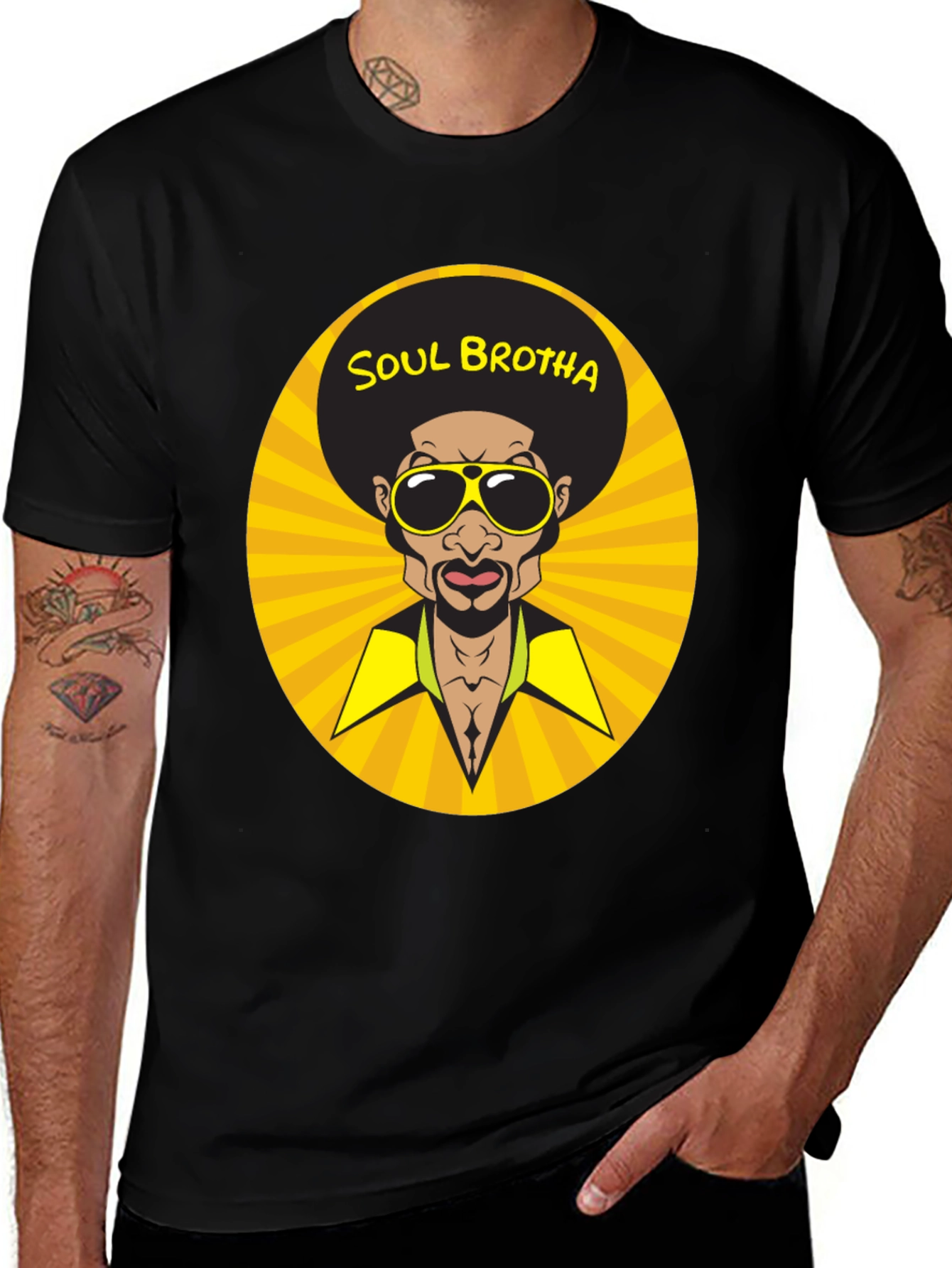 Soul Brotha T-Shirt: Retro Style