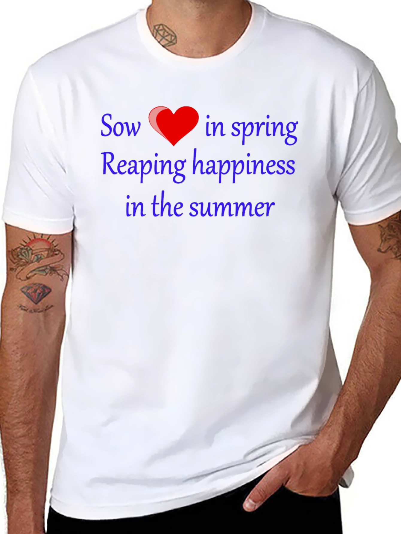 Sow Love T-Shirt - Spring & Summer Happiness