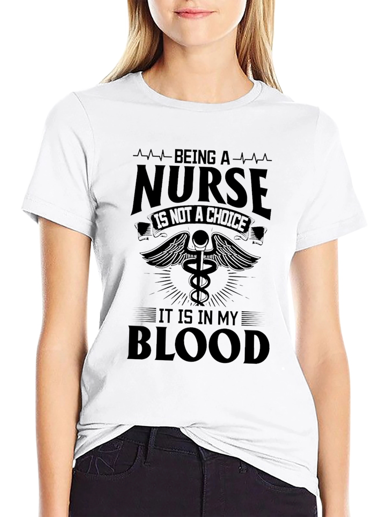 Being a Nurse T-Shirt - Its in My Blood!