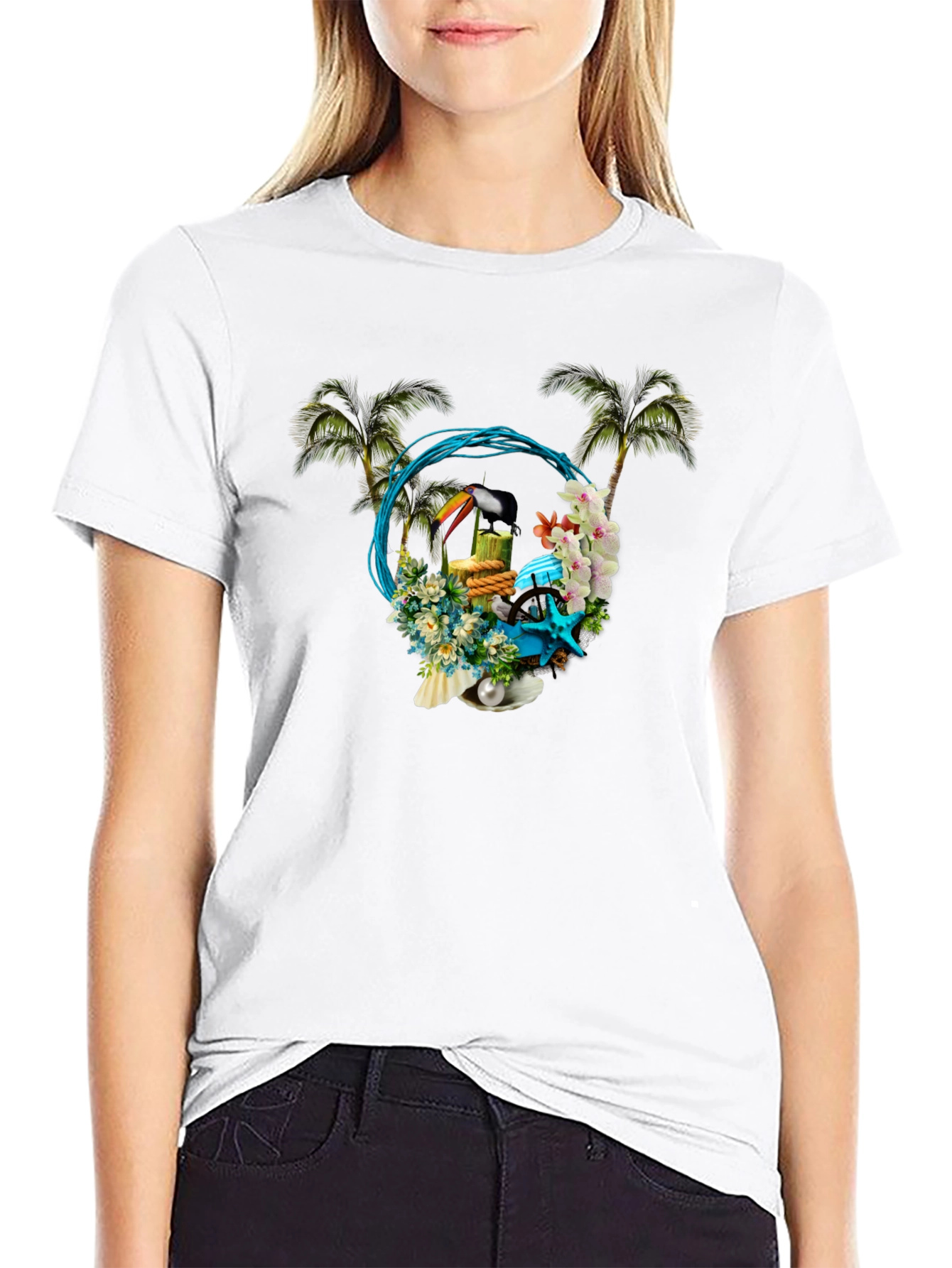 Tropical Beach Paradise T-Shirt