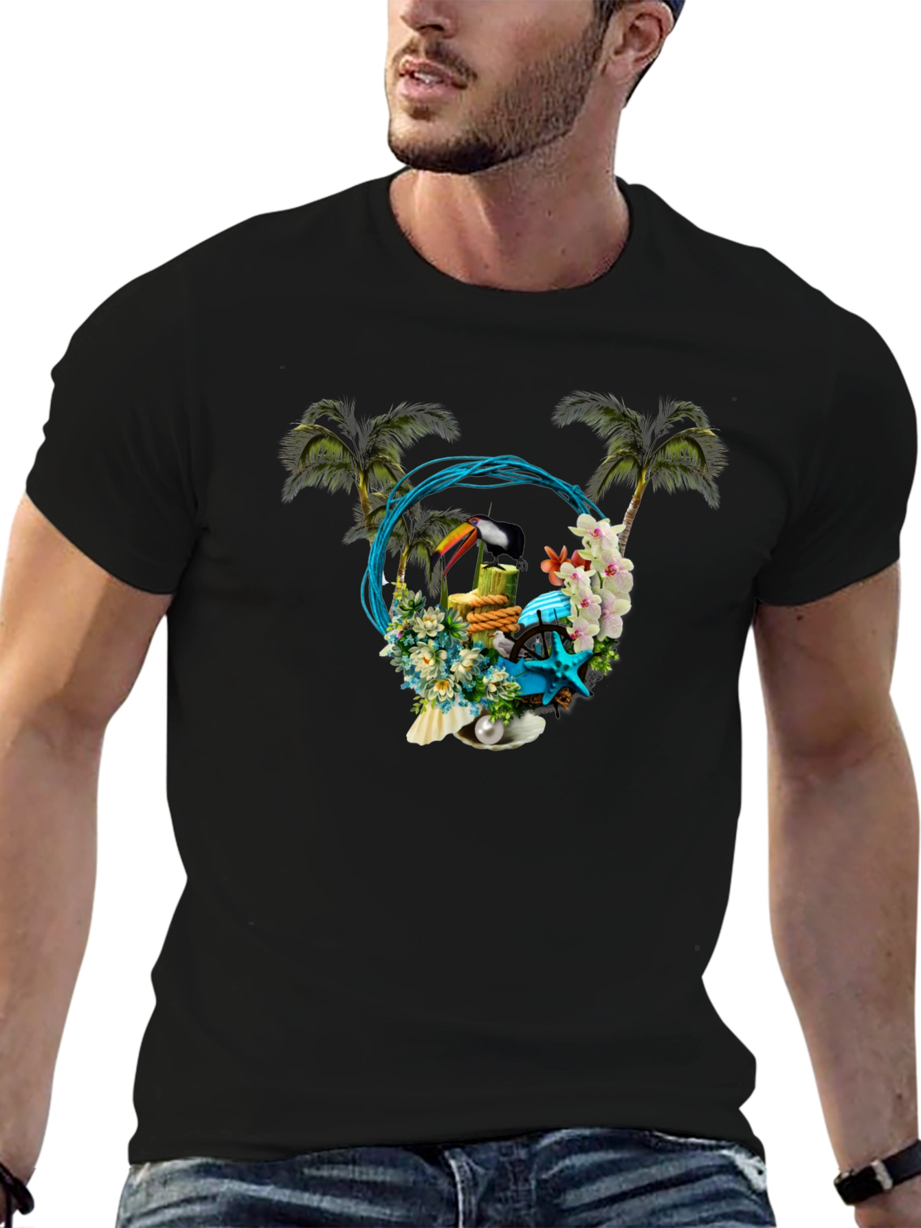 Tropical Beach Paradise T-Shirt