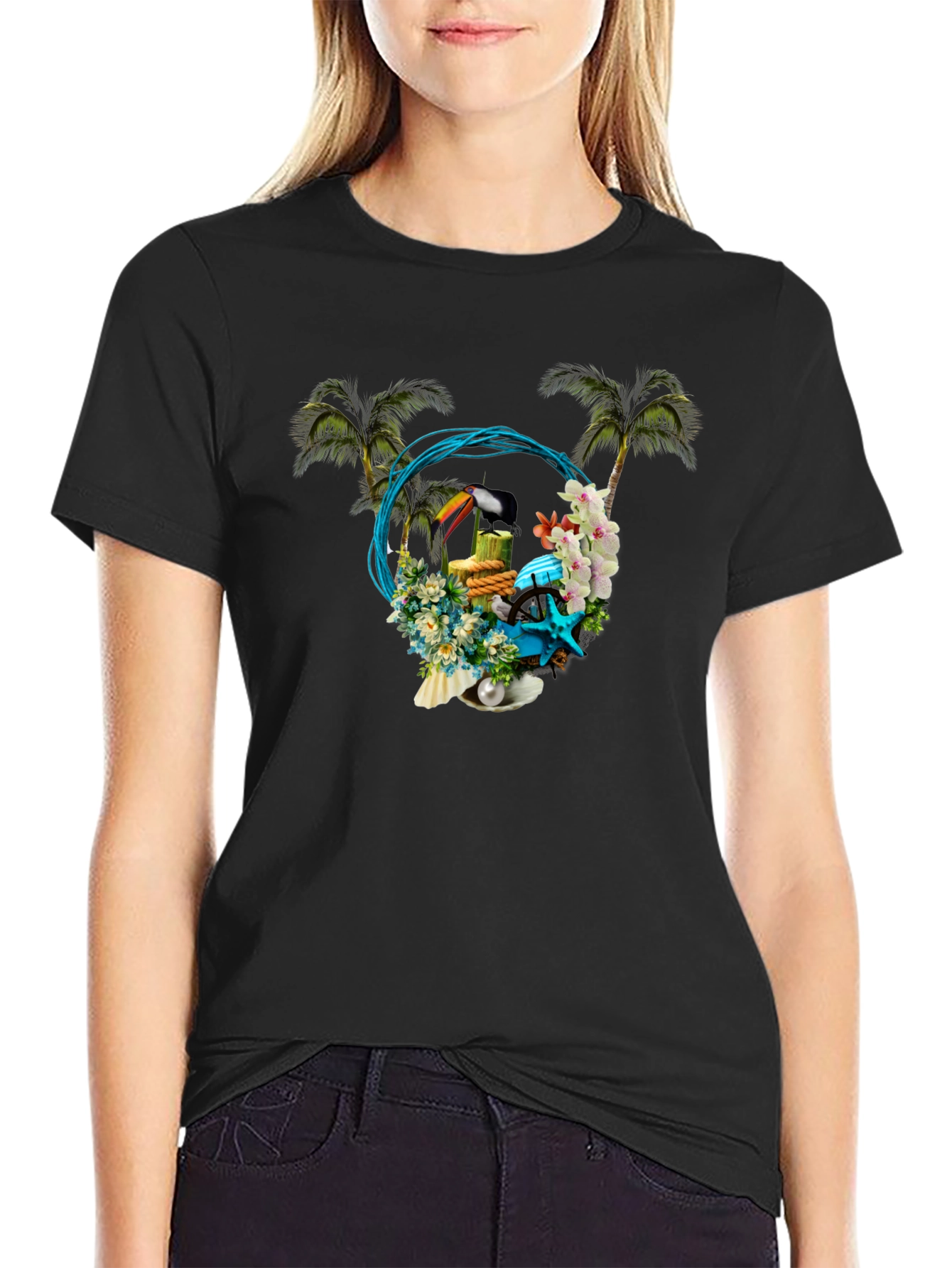 Tropical Beach Paradise T-Shirt