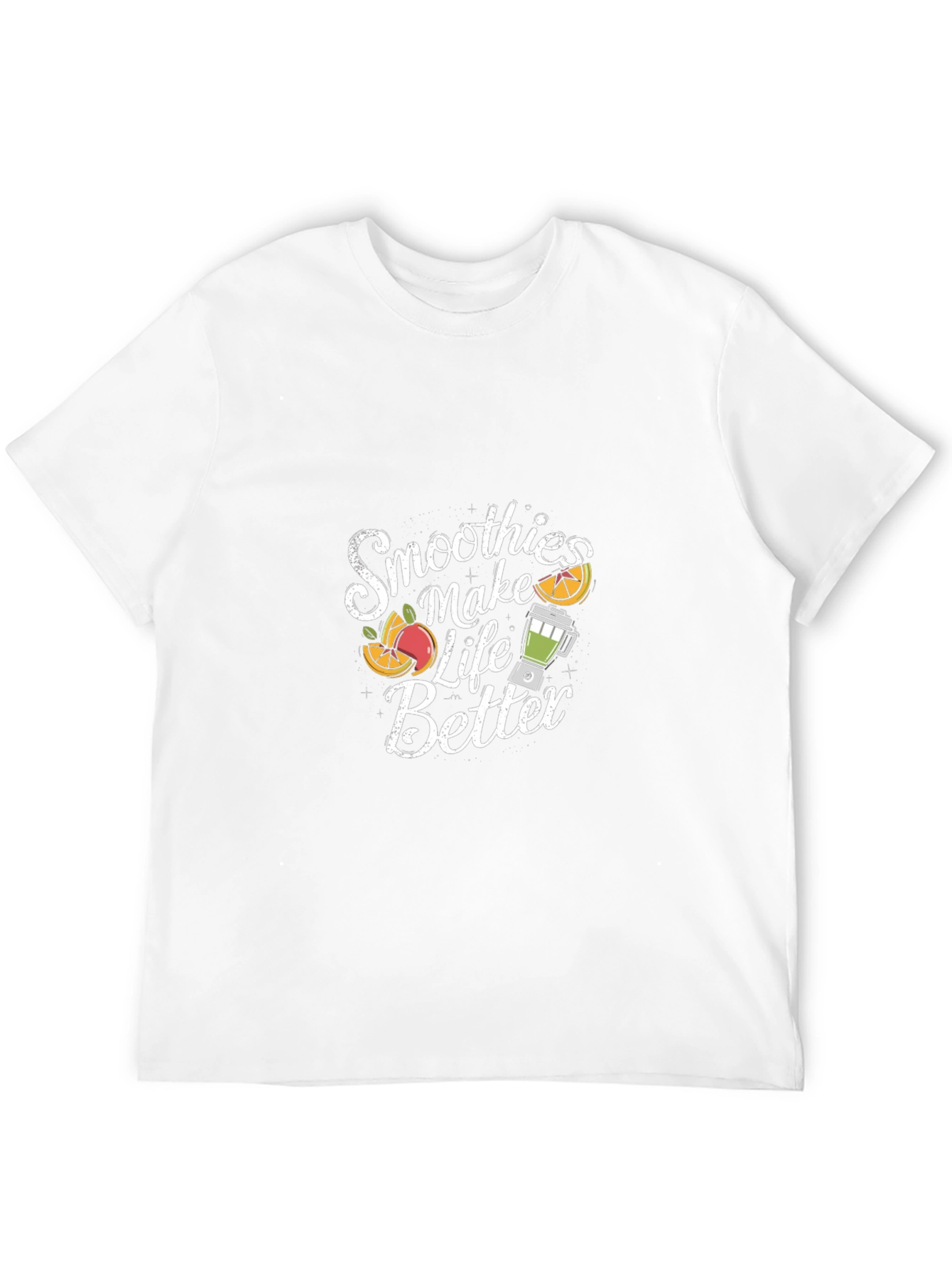 Smoothies Make Life Better Black T-Shirt