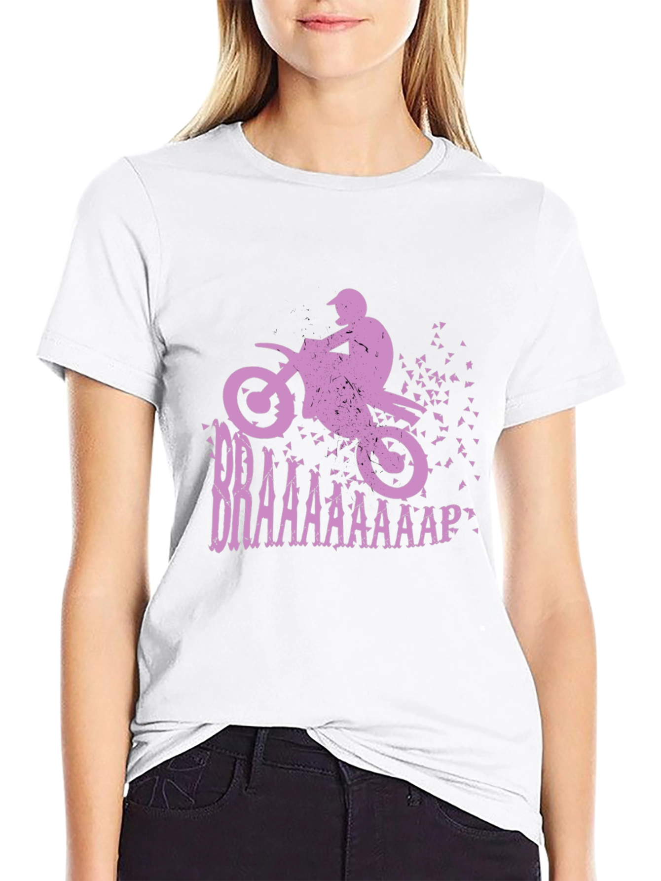 Braaap Motocross T-Shirt - Black