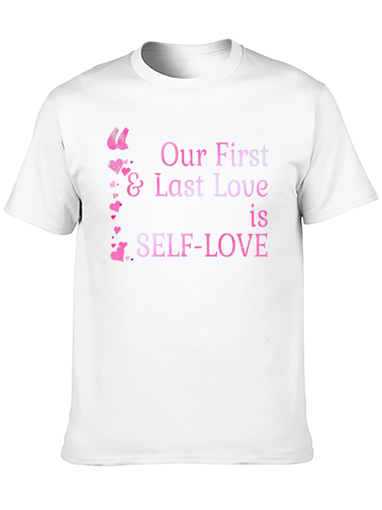 Self-Love Graphic Tee - Black Unisex T-Shirt