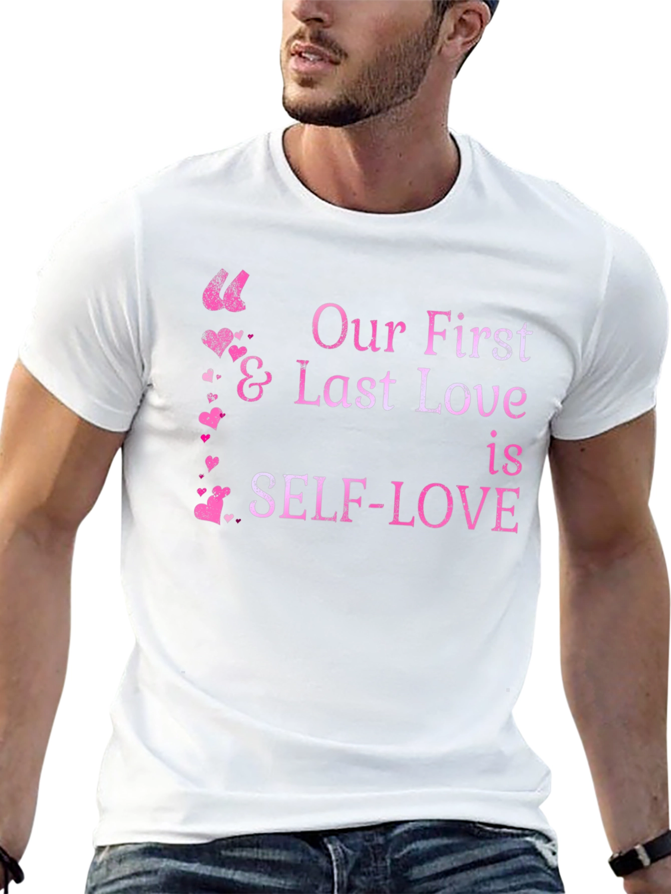 Self-Love Graphic Tee - Black Unisex T-Shirt