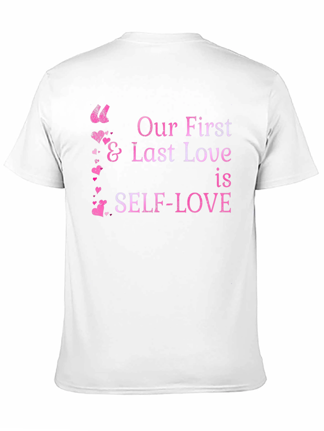Self-Love Graphic Tee - Black Unisex T-Shirt