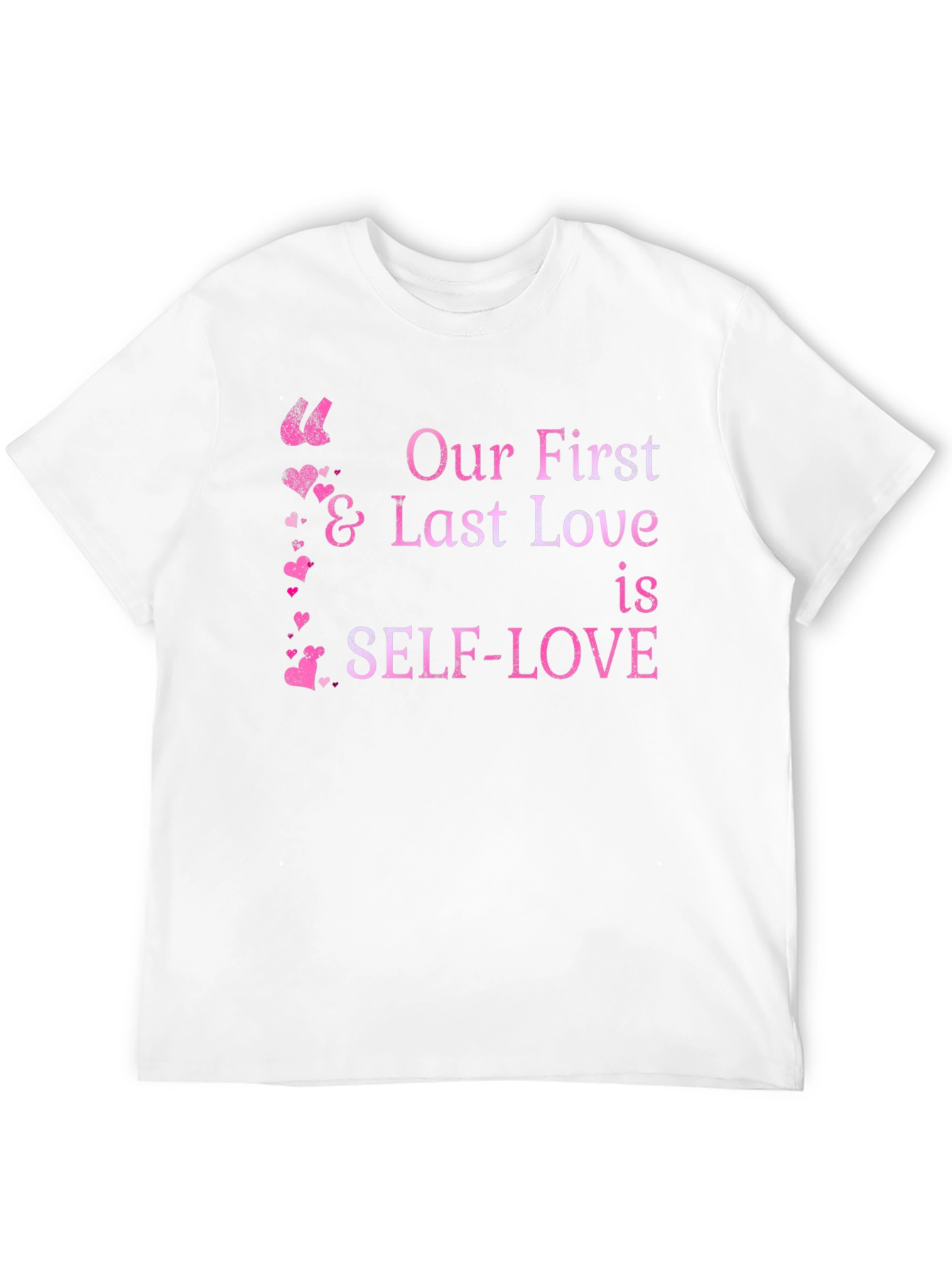 Self-Love Graphic Tee - Black Unisex T-Shirt