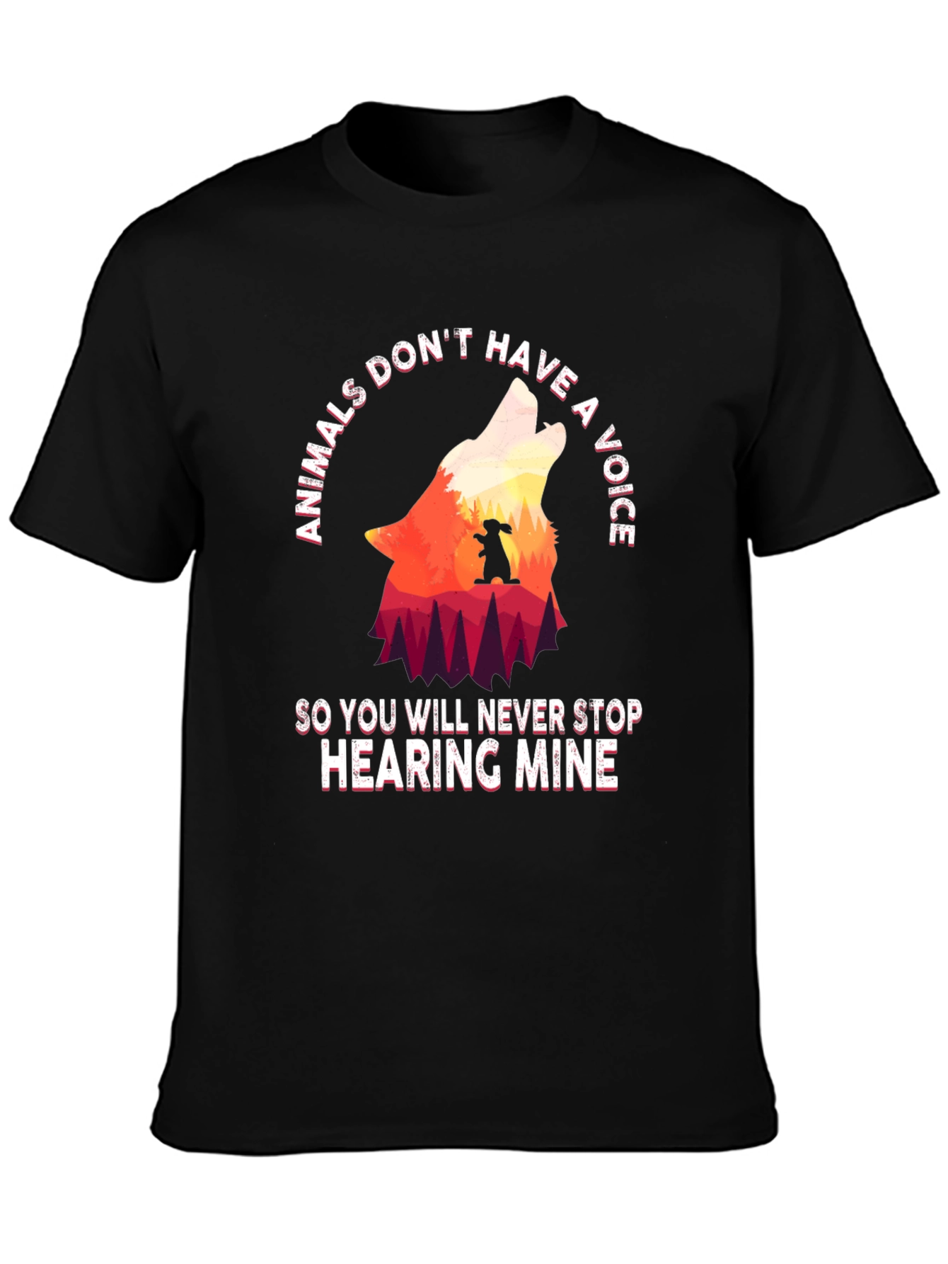 Animals Dont Have a Voice Graphic Tee